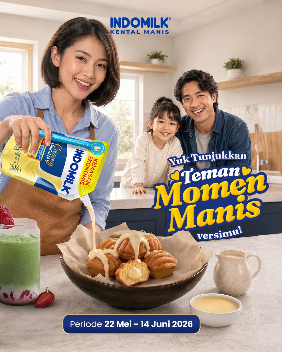 Indomilk Kental Manis Facebook ad: Setiap orang pasti punya hidangan yang selalu jadi…