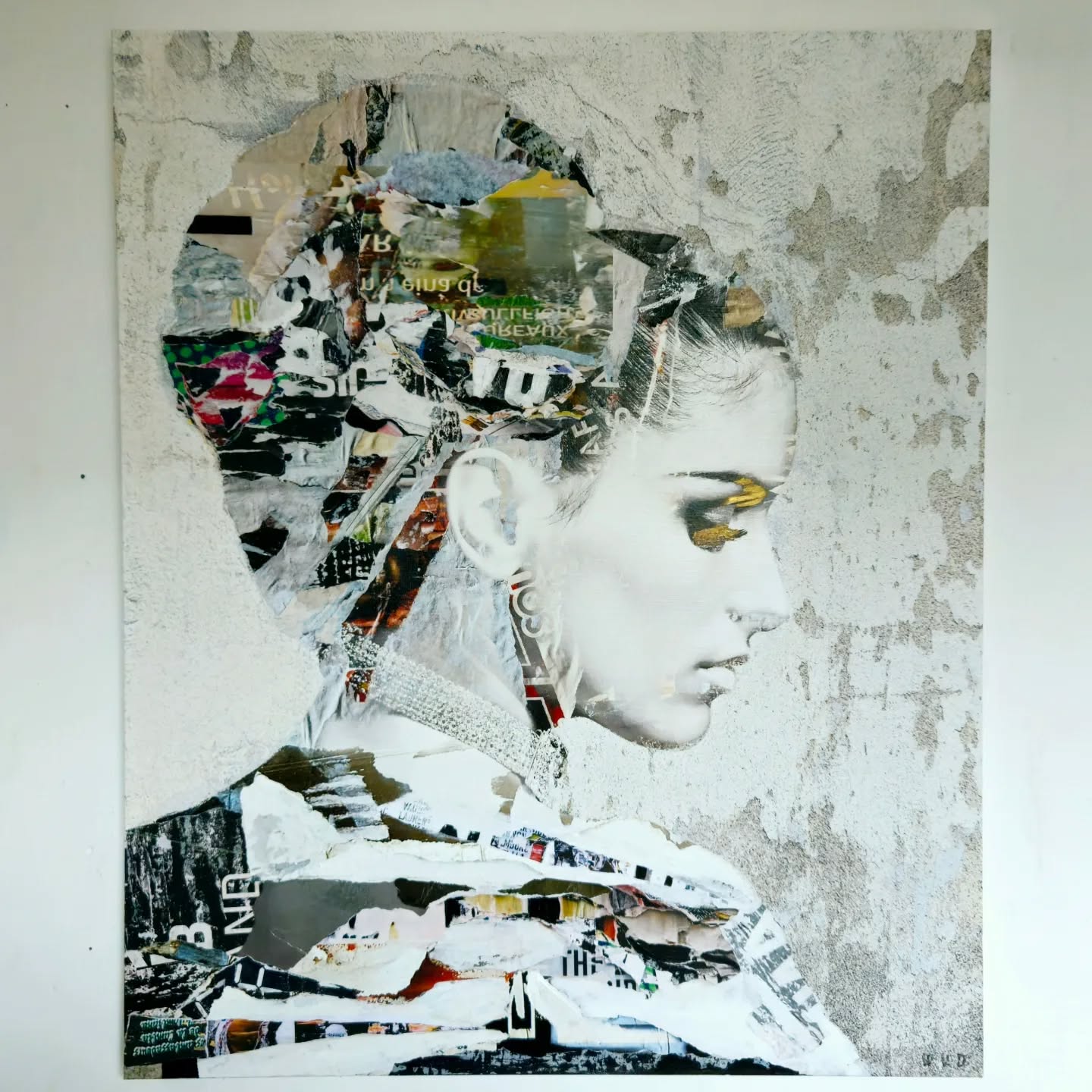 WVD ART - Moderne Abstracte schilderijen Facebook ad: Face 001