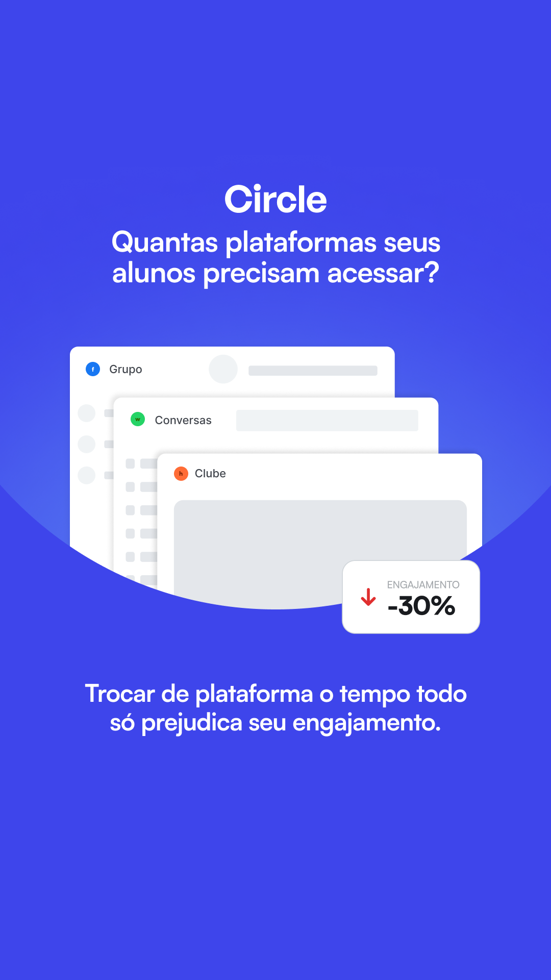 Circle Facebook ad