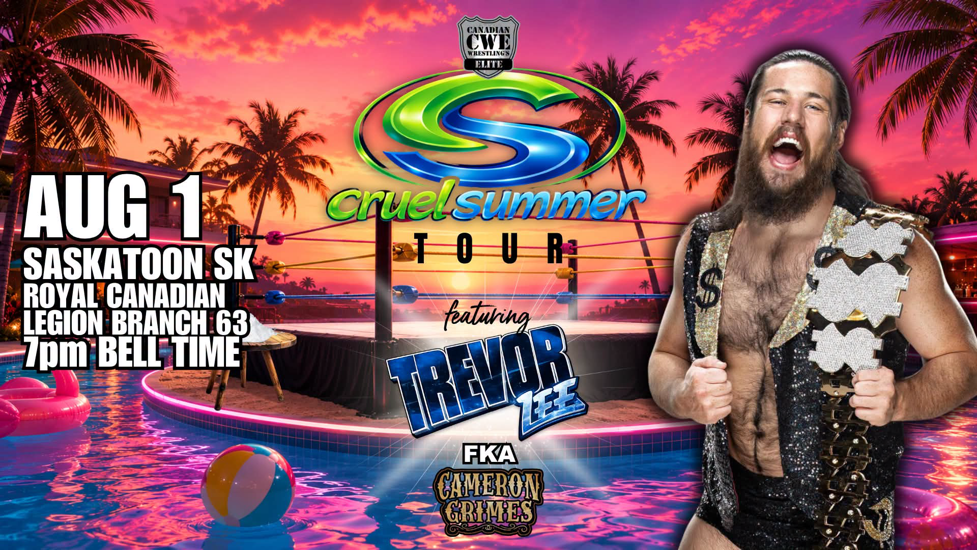 Canadian Wrestling's Elite Facebook ad