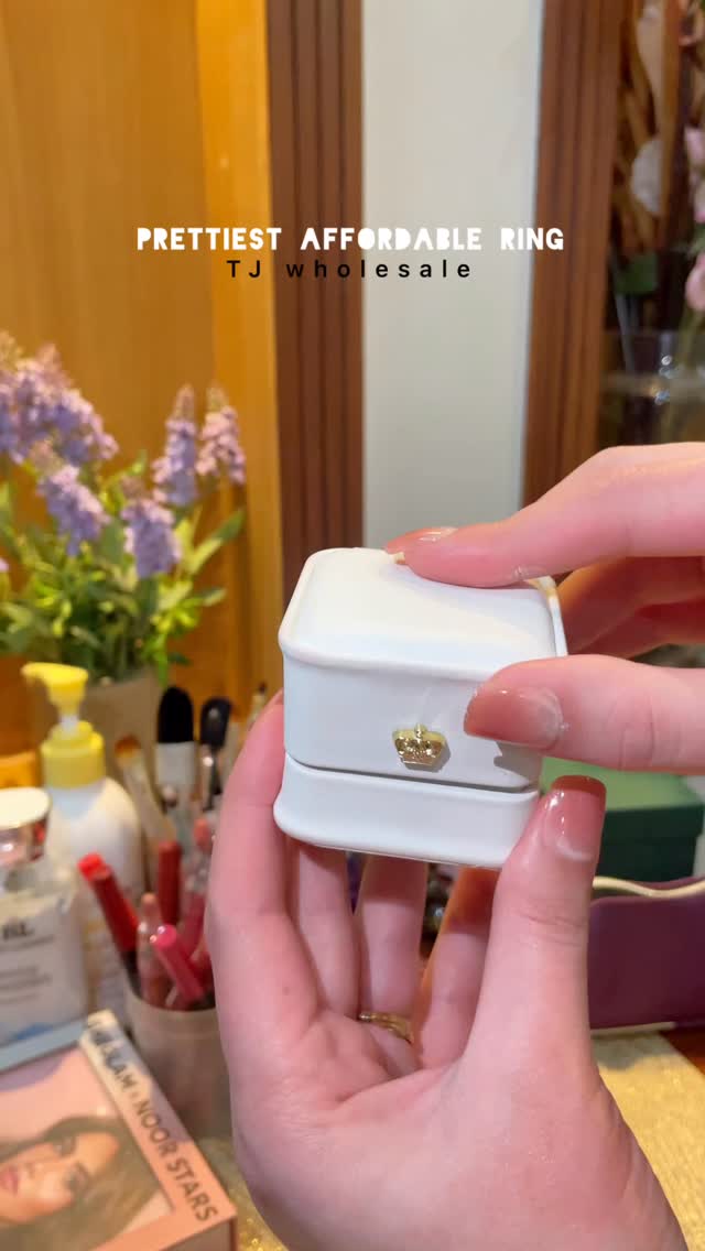 TJ Wholesale Jewelry Facebook ad: In love with the prettiest ring I found…