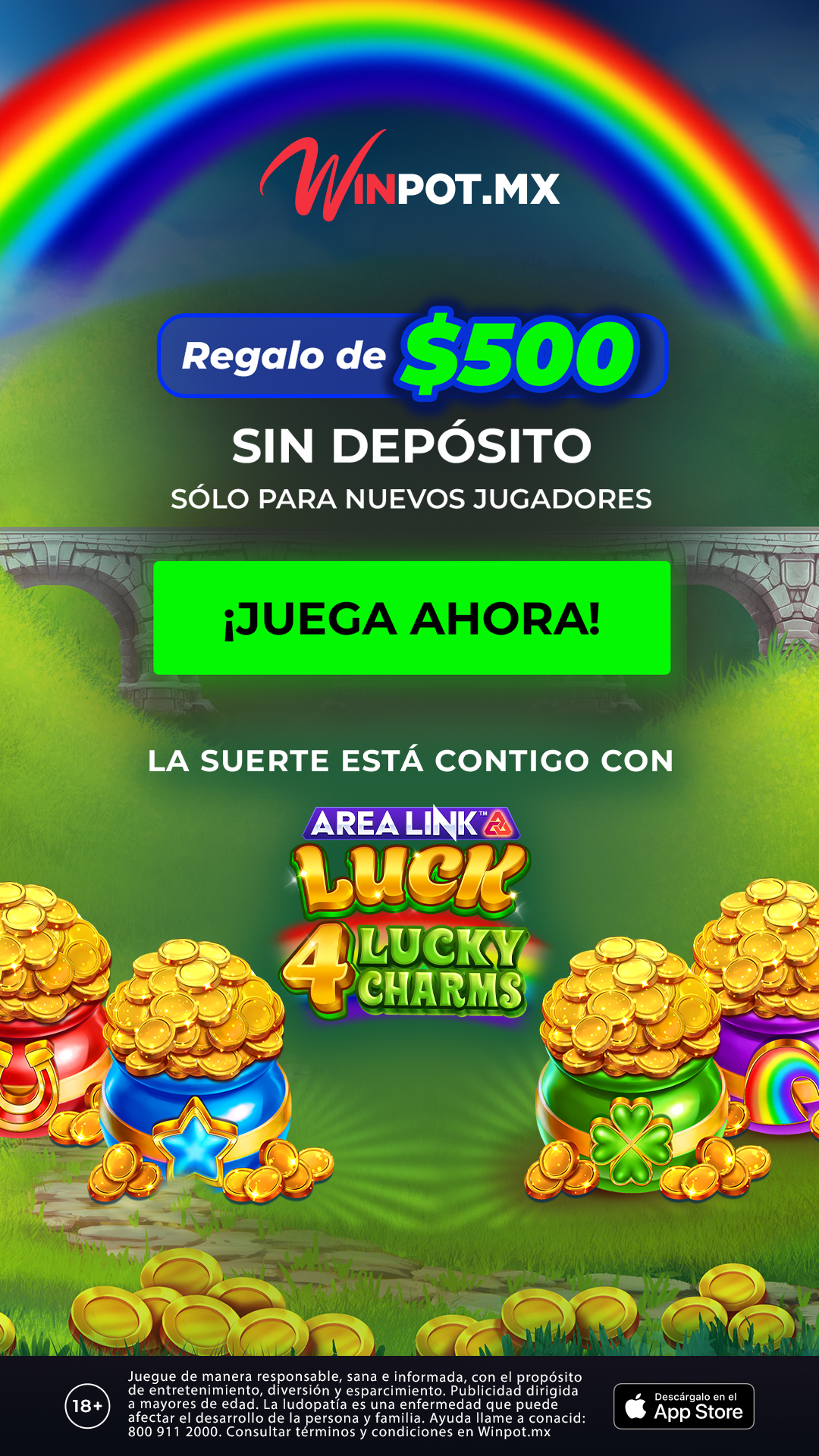 Winpot.mx Facebook ad
