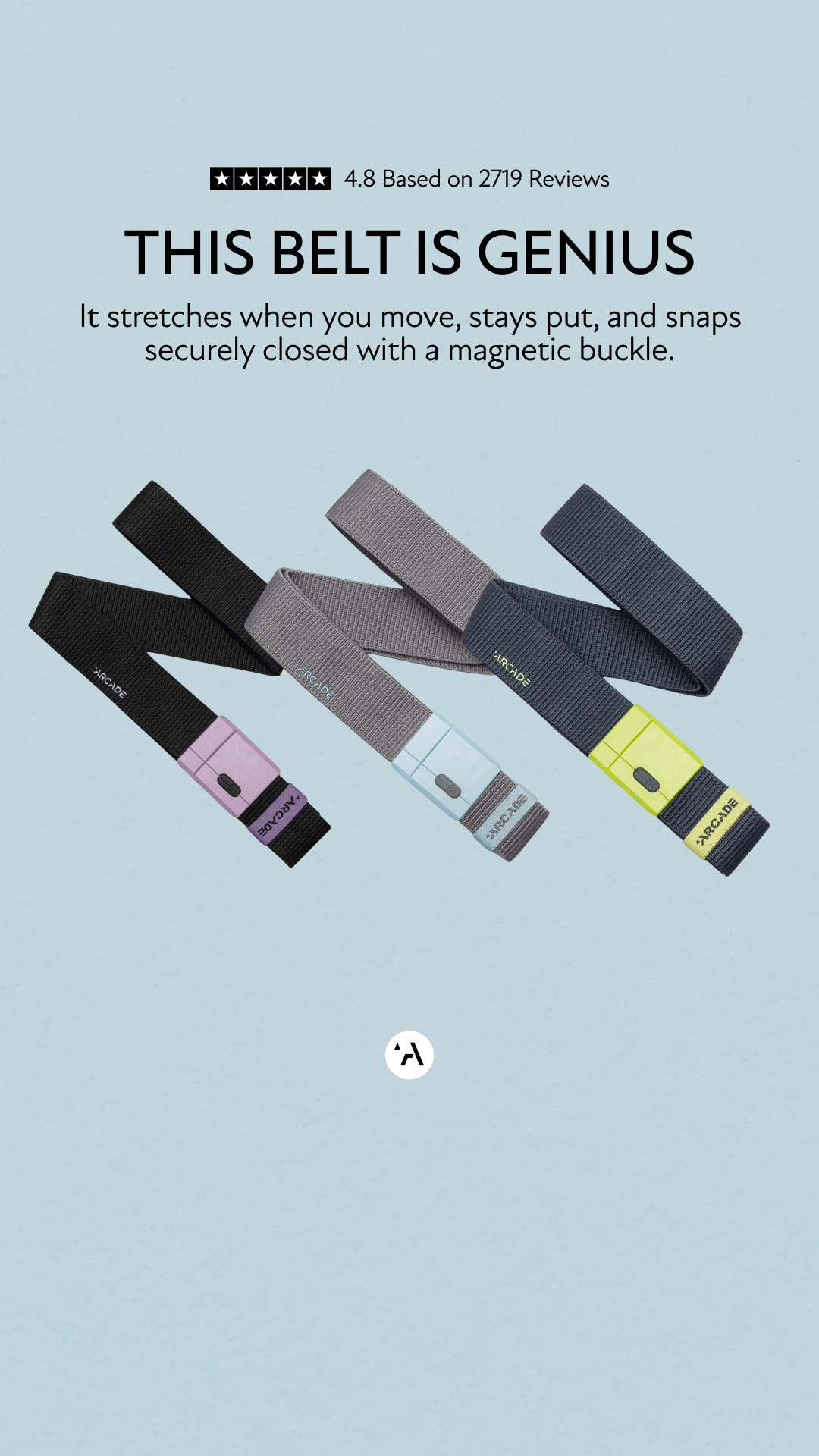 Arcade Belts Facebook ad