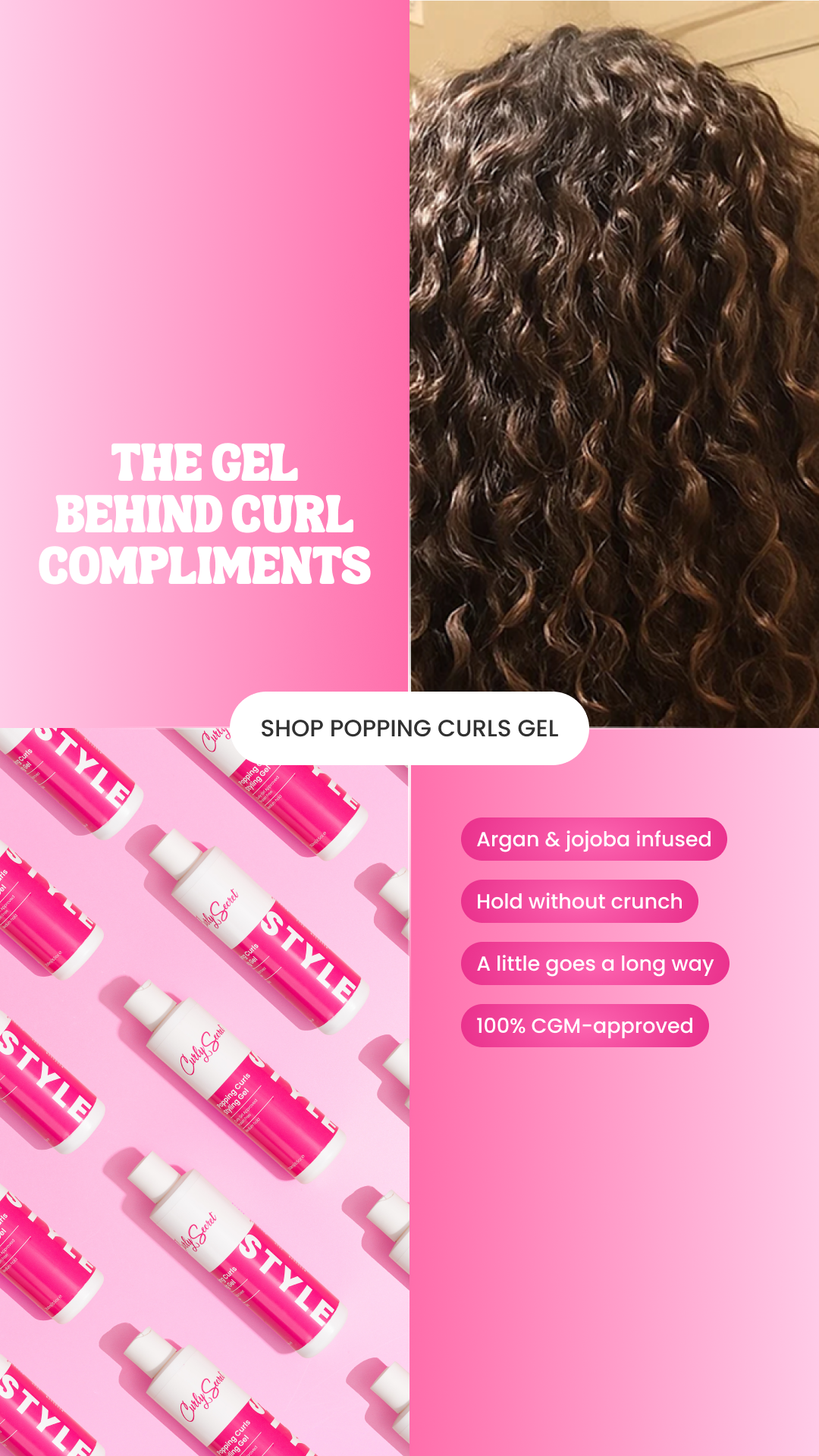 Curly Secret Facebook ad