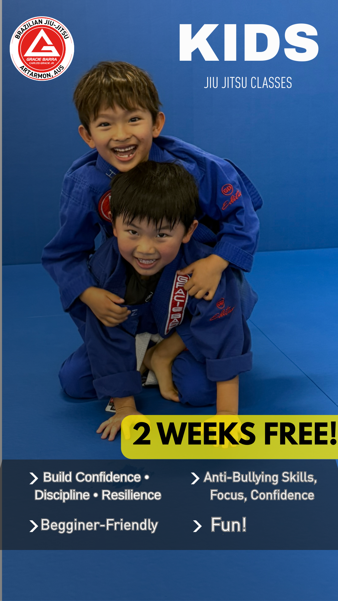 Gracie Barra Artarmon Facebook ad