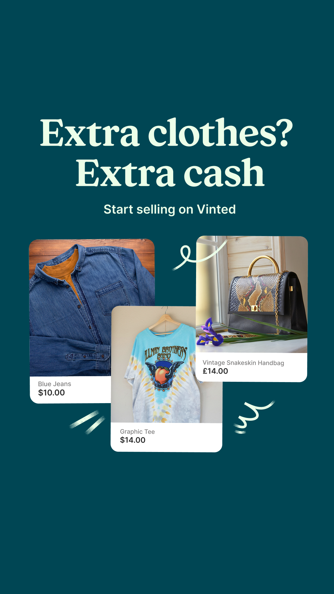 Vinted Facebook ad