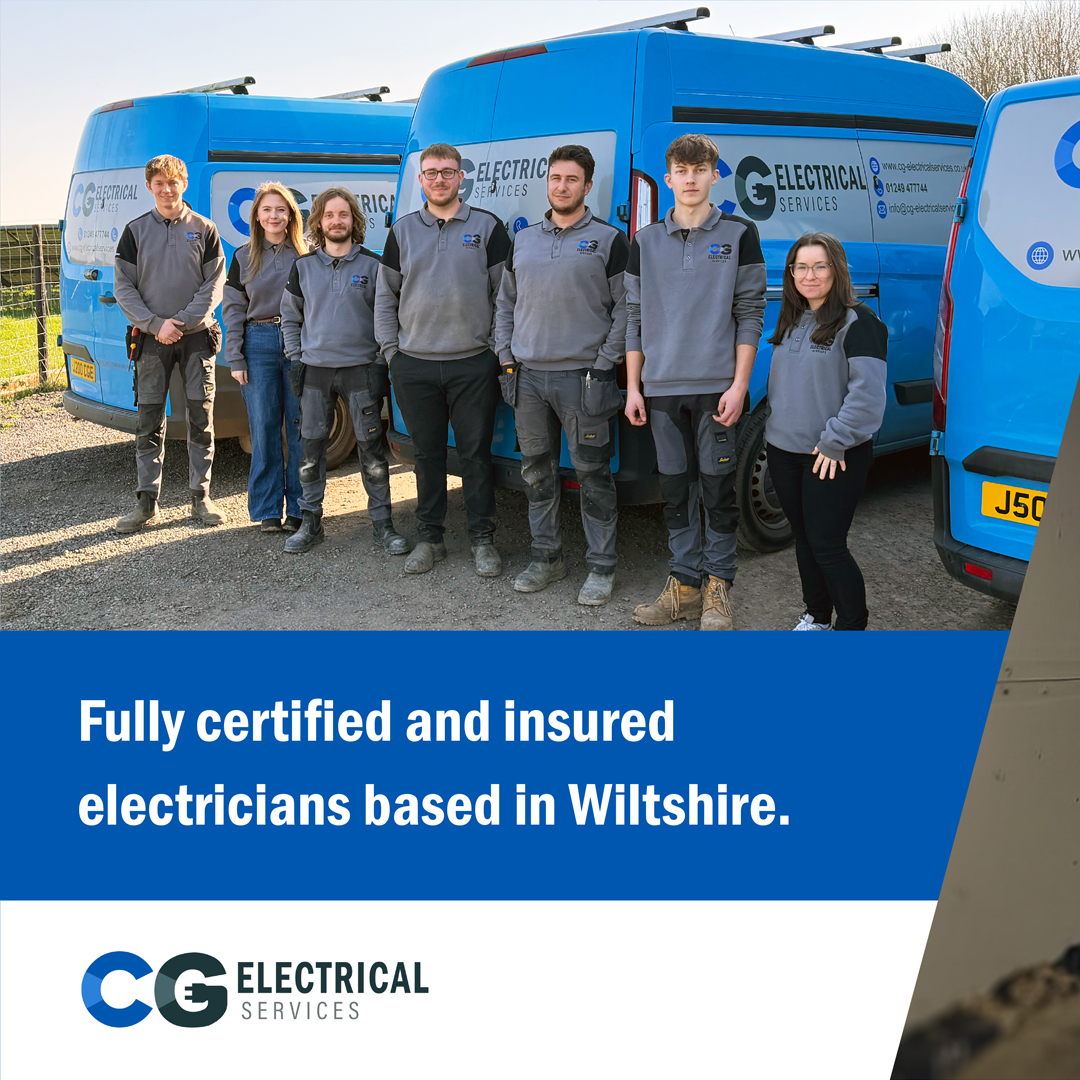 C.G. Electrical Services Facebook ad: Certified & Insured Electricians Near You!