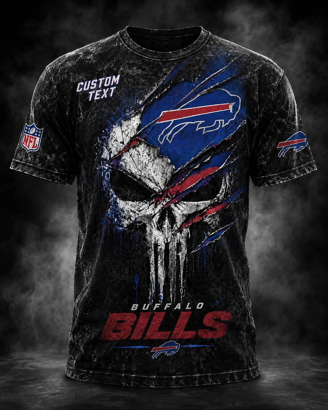 1988 Sport lovers Facebook ad: NFL Punisher Custom T-Shirts, All 32 Teams