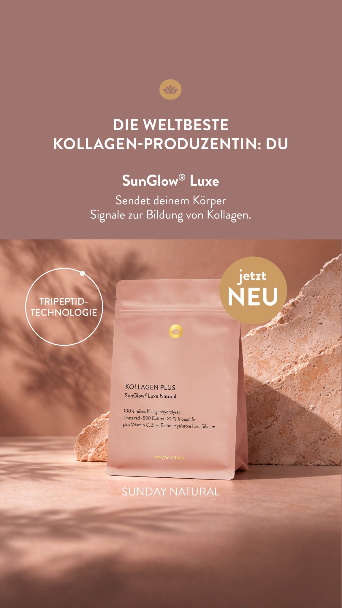 Sunday Natural Facebook ad
