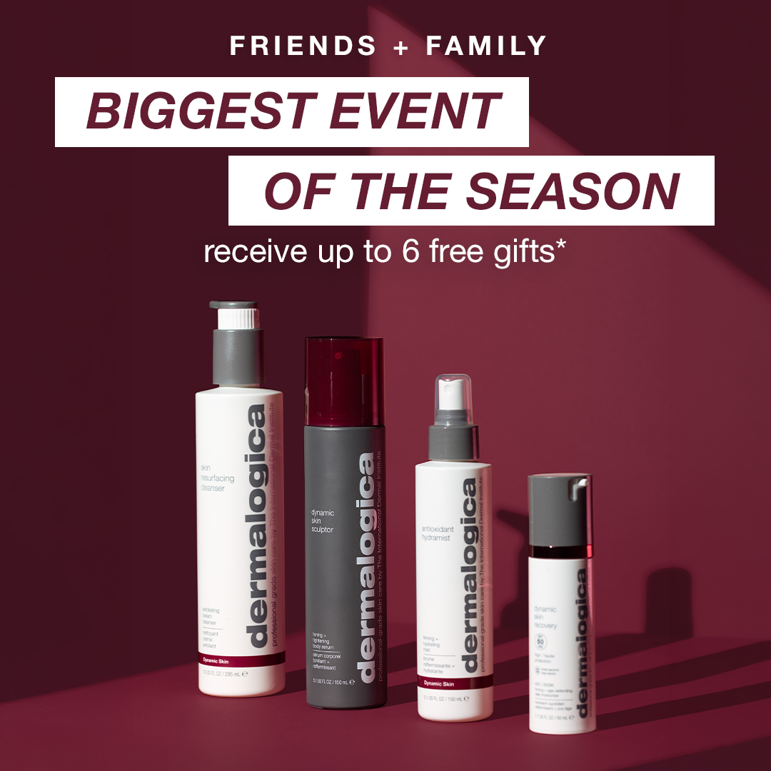 Dermalogica Facebook ad: Up to 6 Free Gifts*​