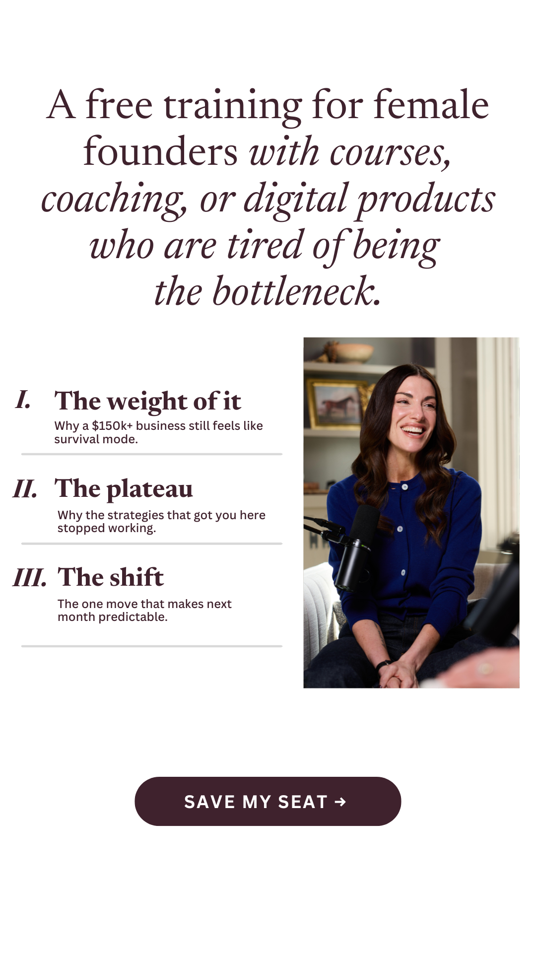 Amy Porterfield Facebook ad