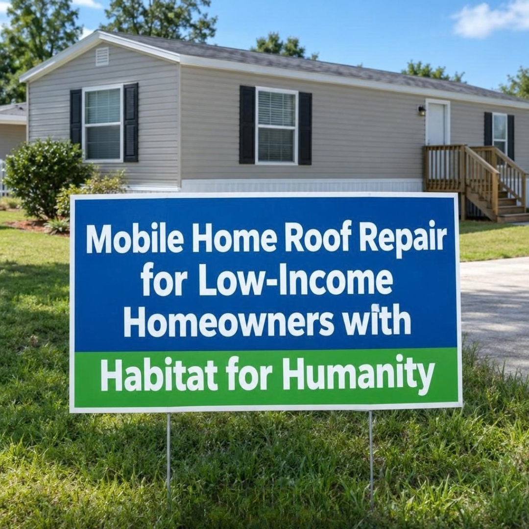 Winning Steps Facebook ad: A Guide About Mobile Home Roof Repair for Low-Income…