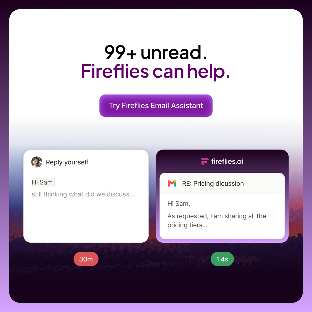 Fireflies.ai Facebook ad