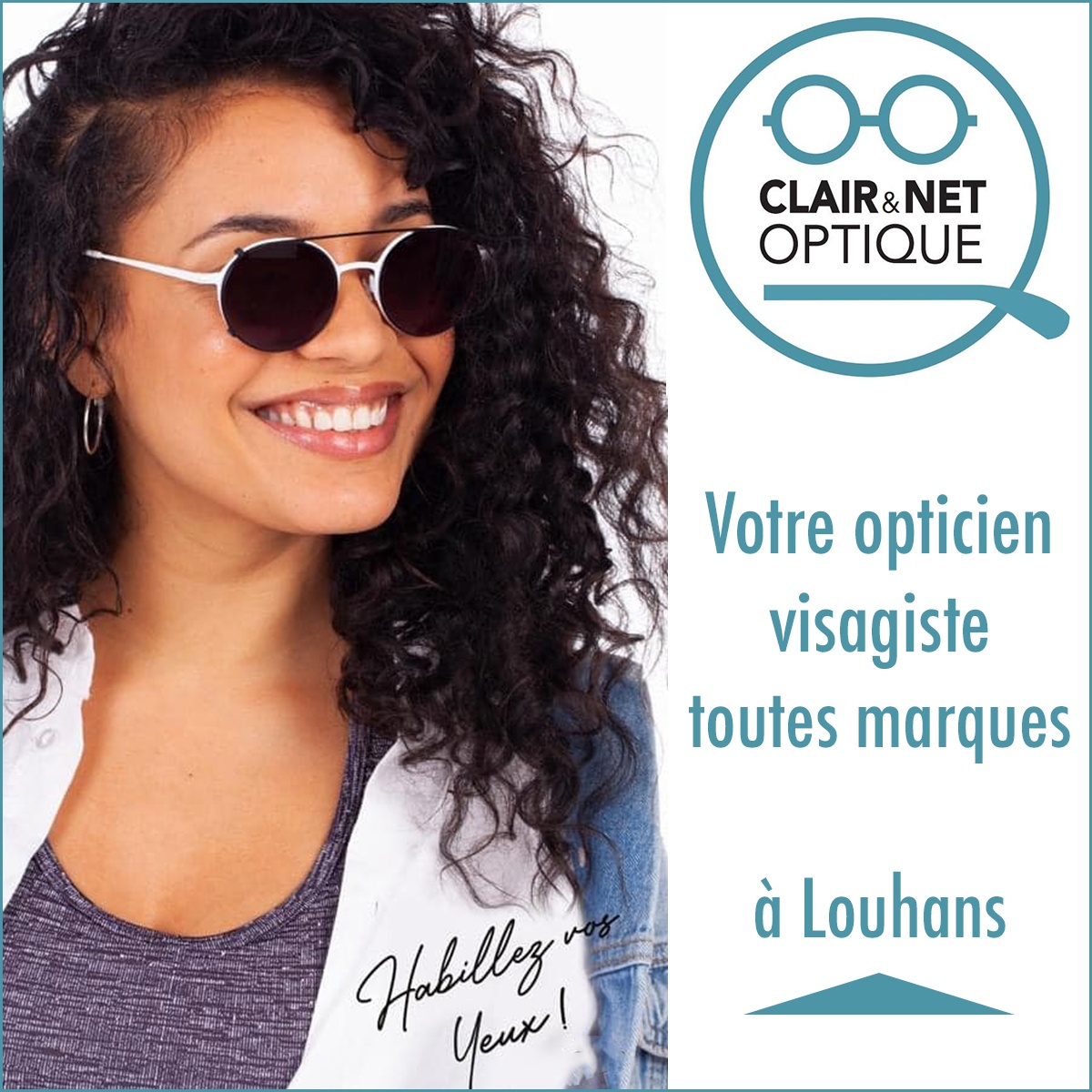 Publicité - opticiens Facebook ad: Clair Et Net Optique Louhans - Opticien (adresse…