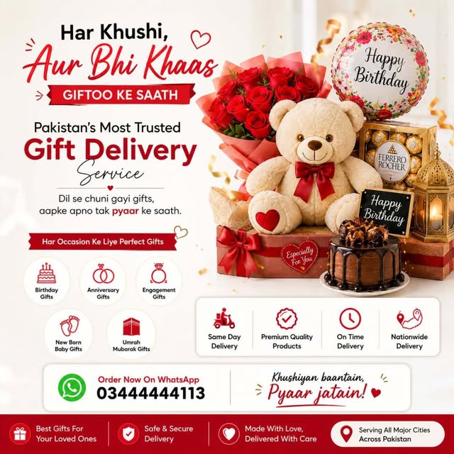 Giftoo Facebook ad: Send Love with Giftoo
