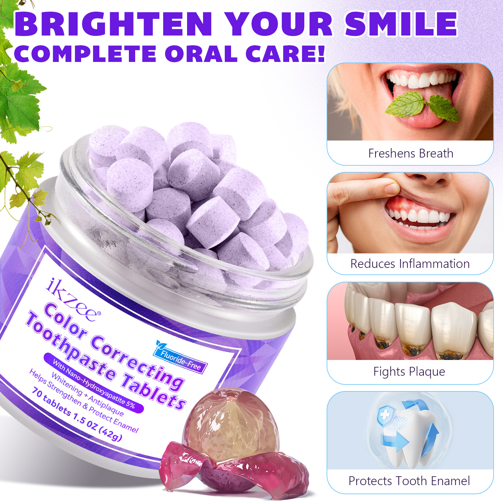 SUDGadgets Facebook ad: Bright Smile Anywhere, No Toothpaste Tube Needed!