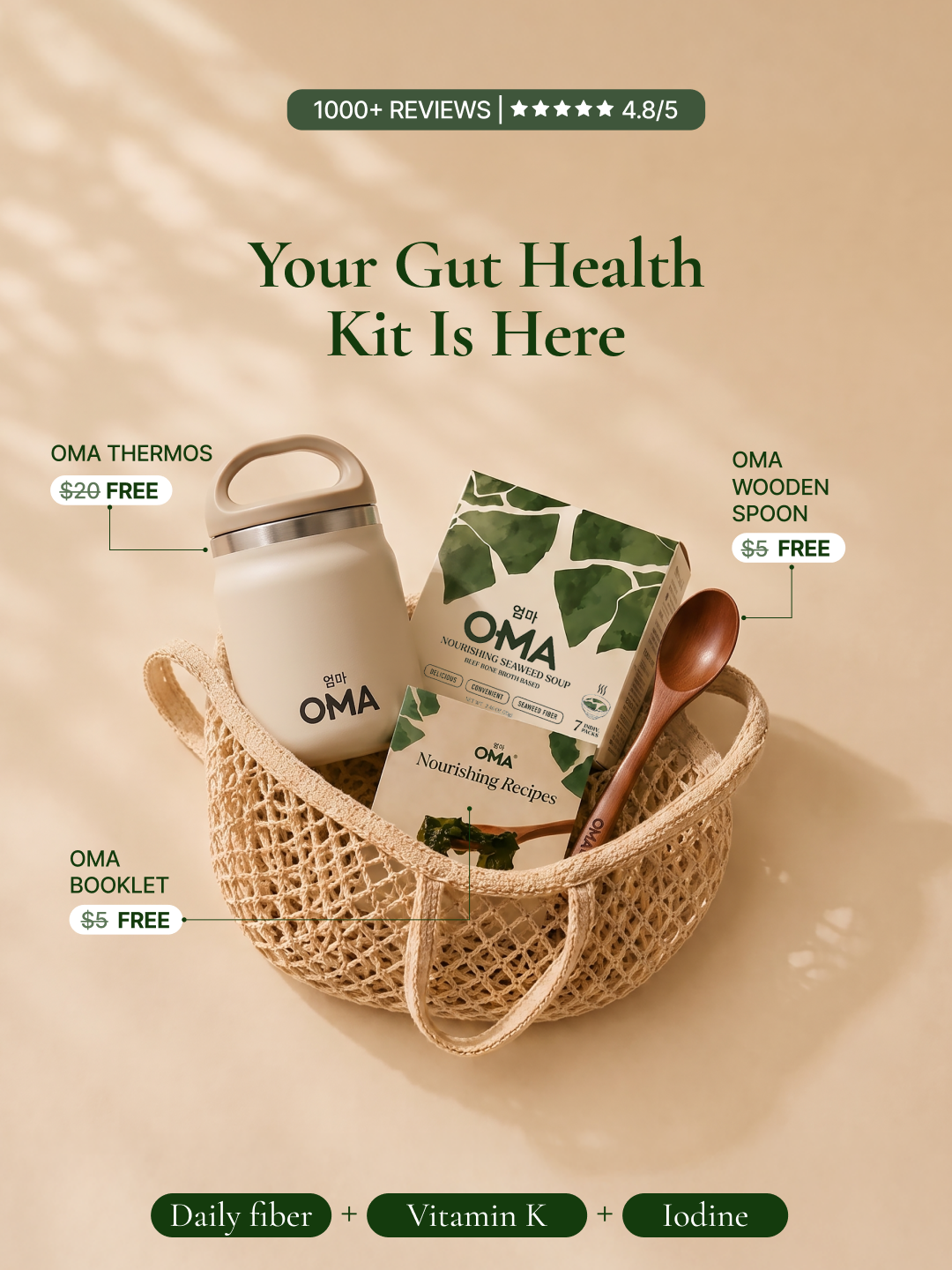 OMA Natural Food Facebook ad