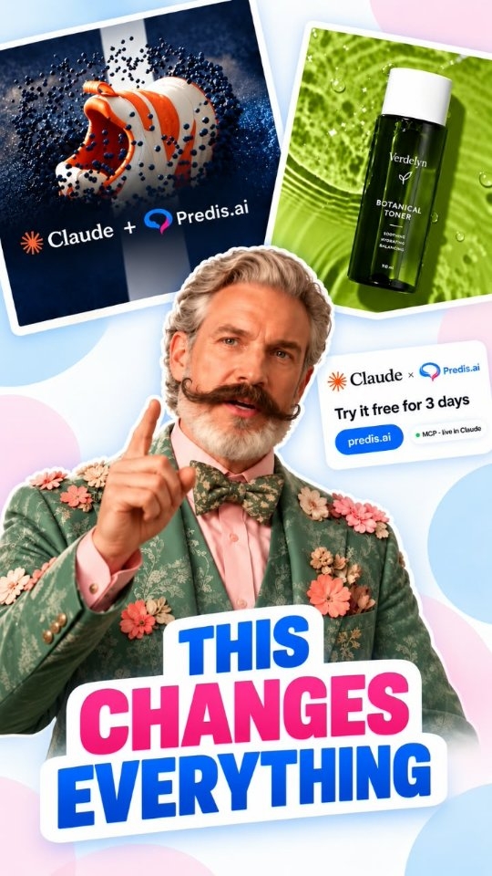 Predis.ai Facebook ad: Predis AI MCP is now LIVE!