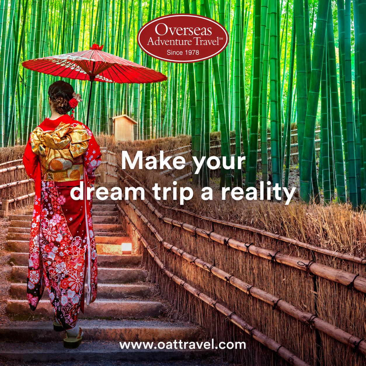 Overseas Adventure Travel Facebook ad