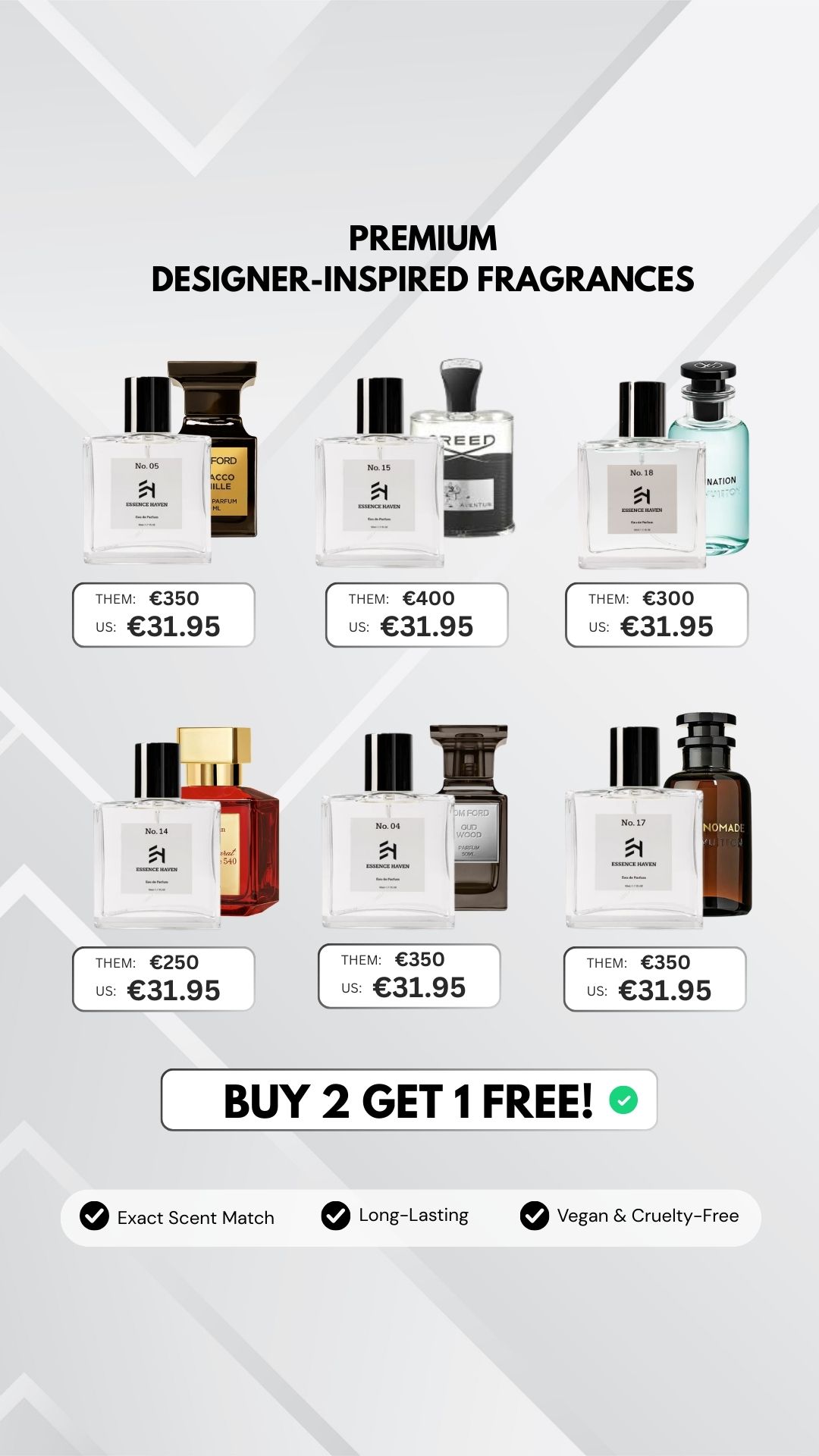 The Essence Haven Facebook ad from Mar 5, 2026