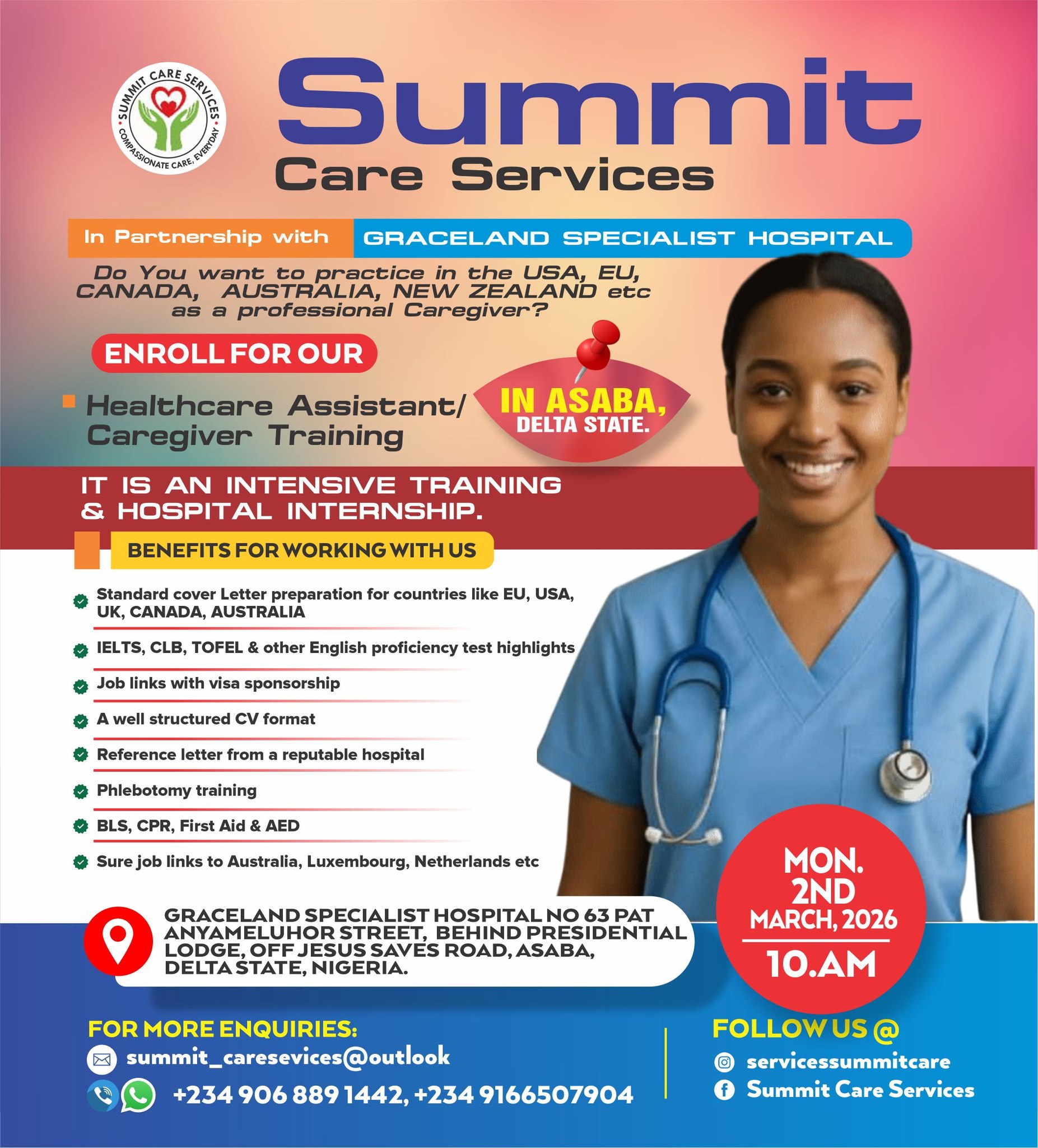 Summit CARE Services Facebook ad
