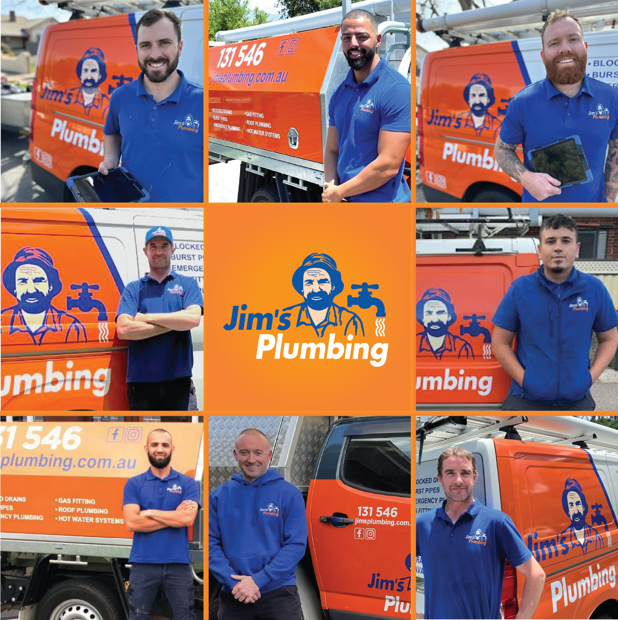 Jim's Plumbing Services Facebook ad: Be Your Own Boss with Jim’s Plumbing