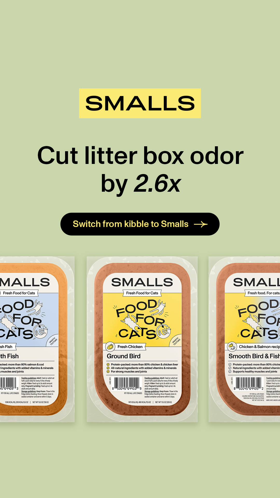 Smalls Facebook ad