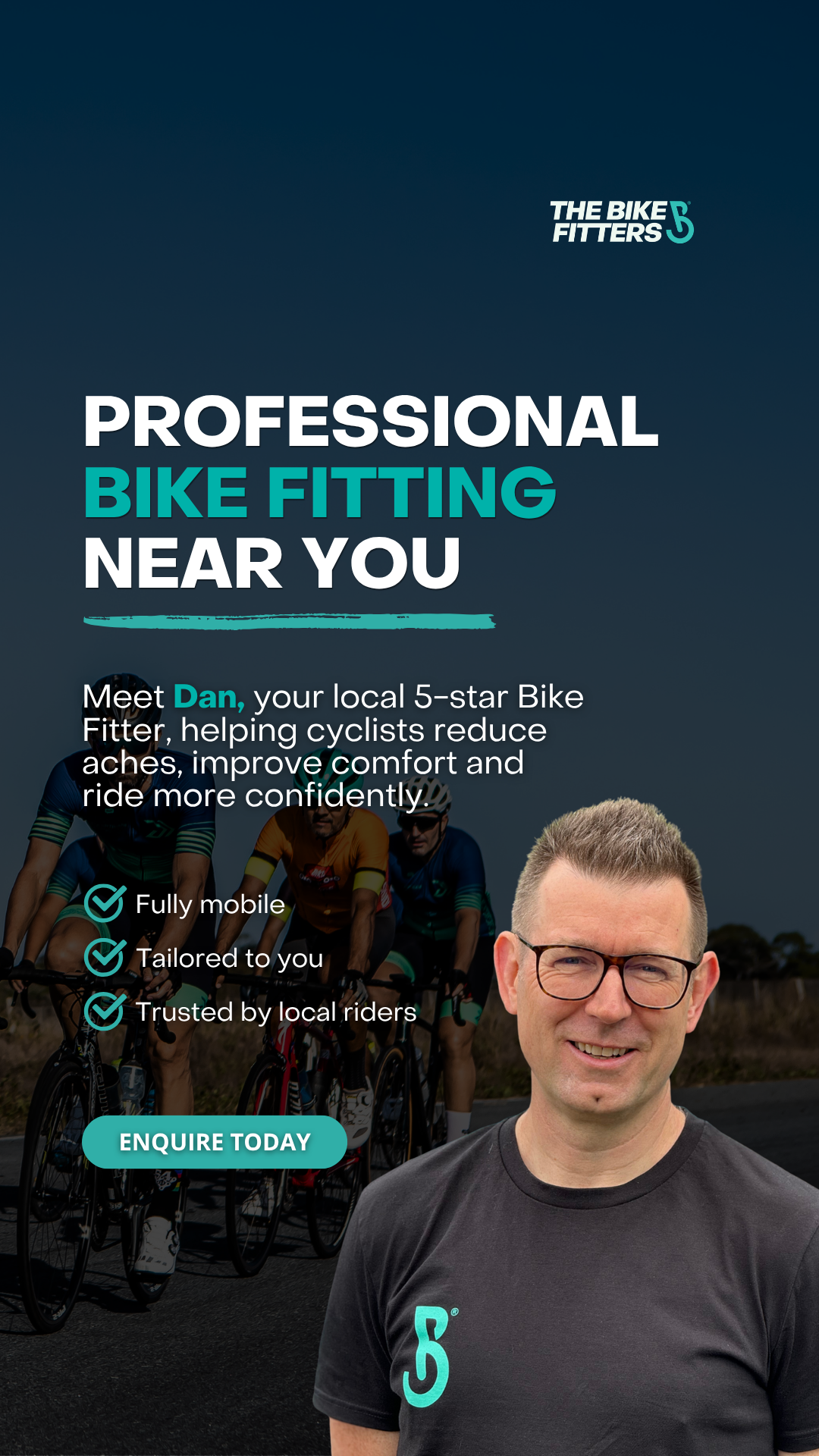 The Bike Fitters Facebook ad