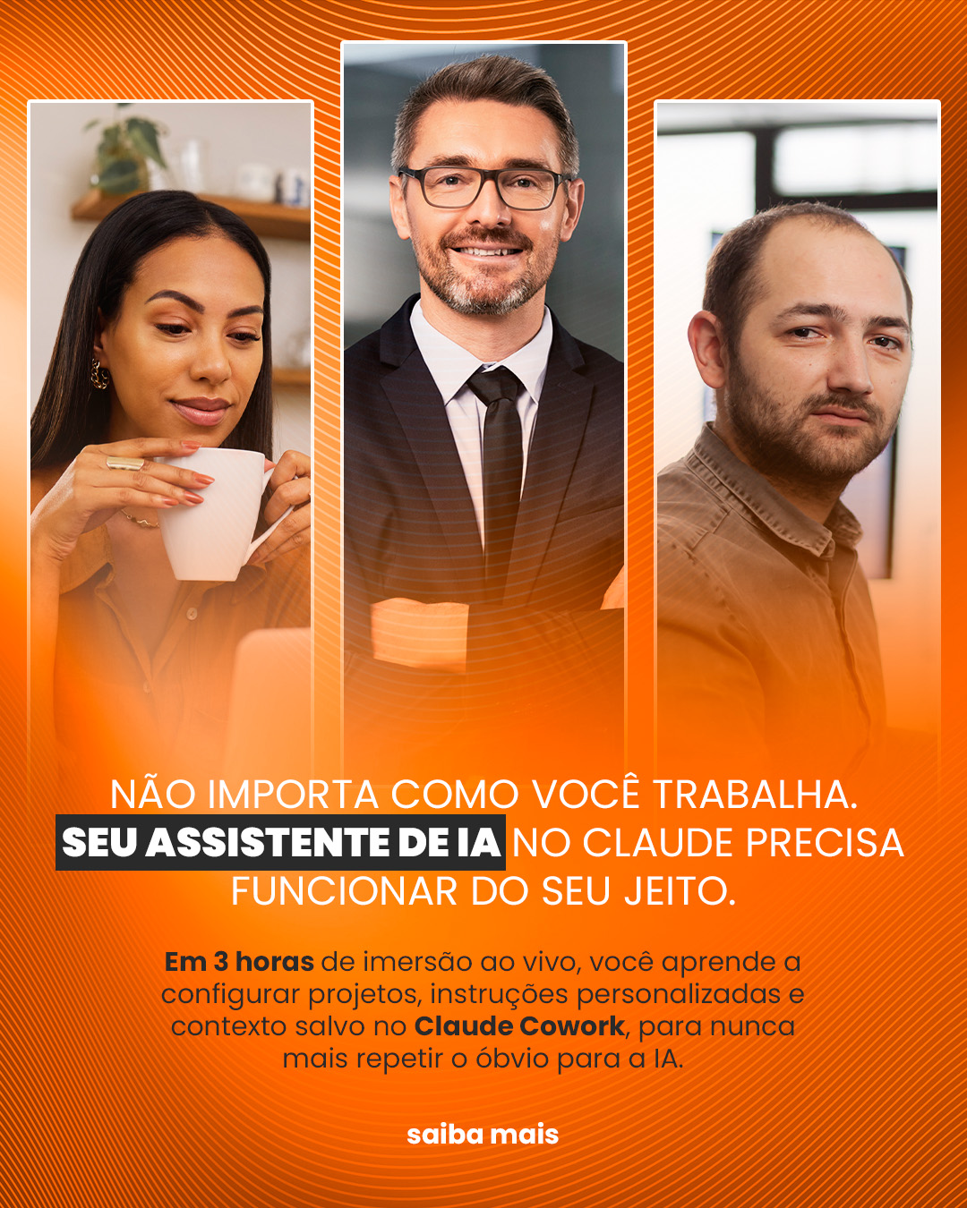 Caio Inteligência Artificial Facebook ad: Domine o Claude