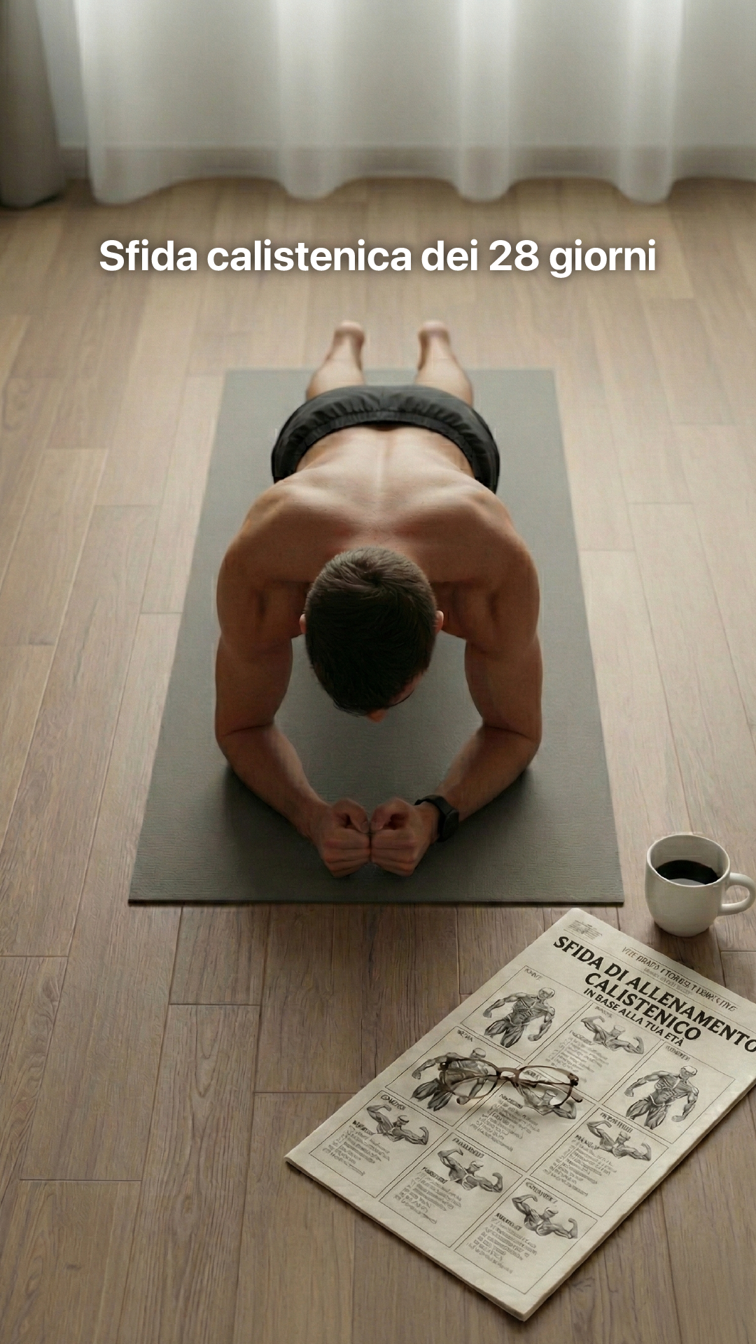 21 Day Calisthenics Challenge Facebook ad