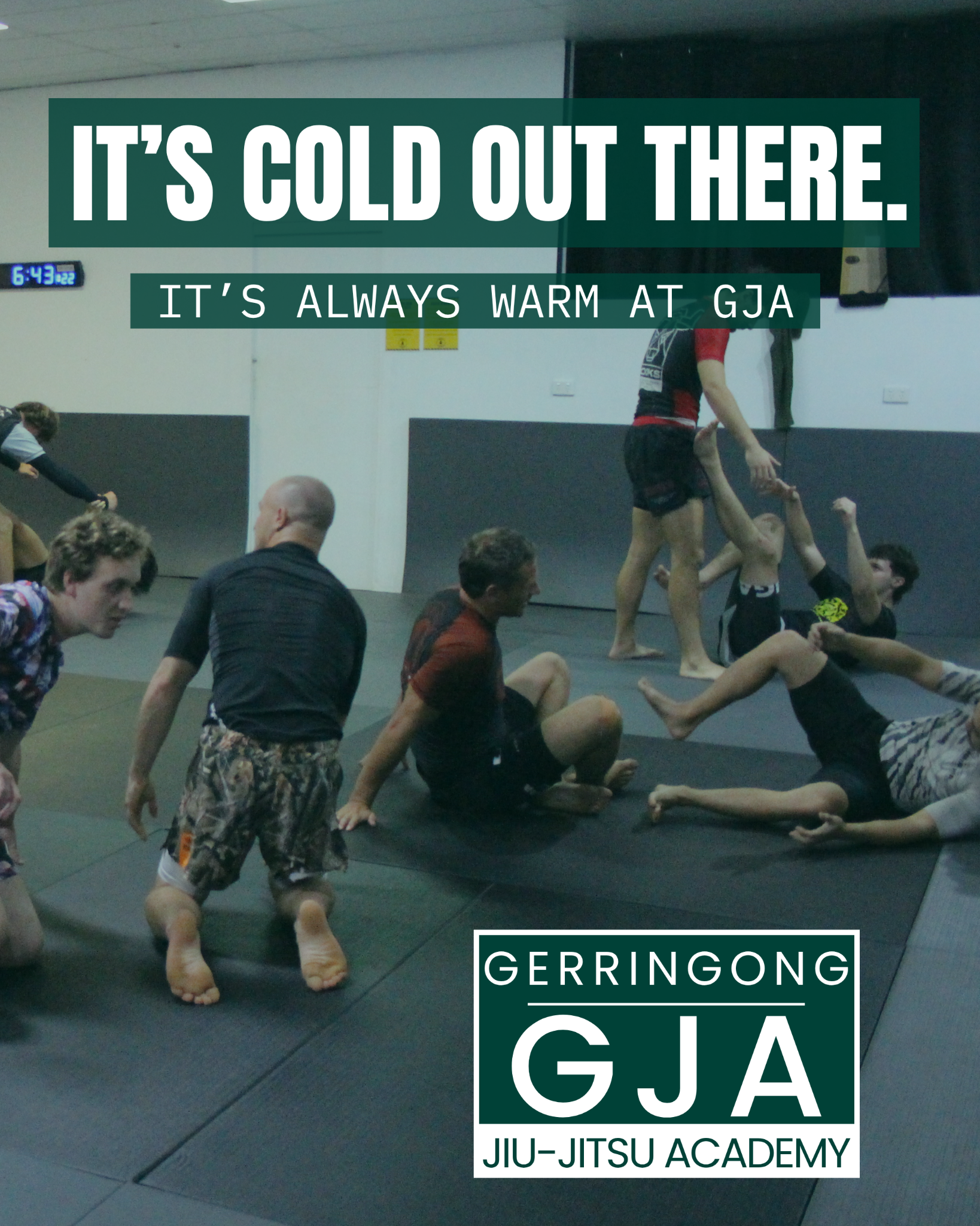 Gerringong Jiu Jitsu Academy Facebook ad from May 4, 2026