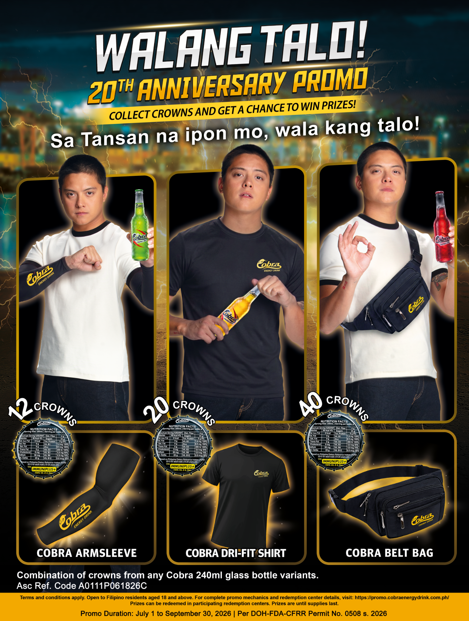 Cobra Energy Drink Facebook ad: WALANG TALO dahil ito ang LIMITED EDITION papremyo…