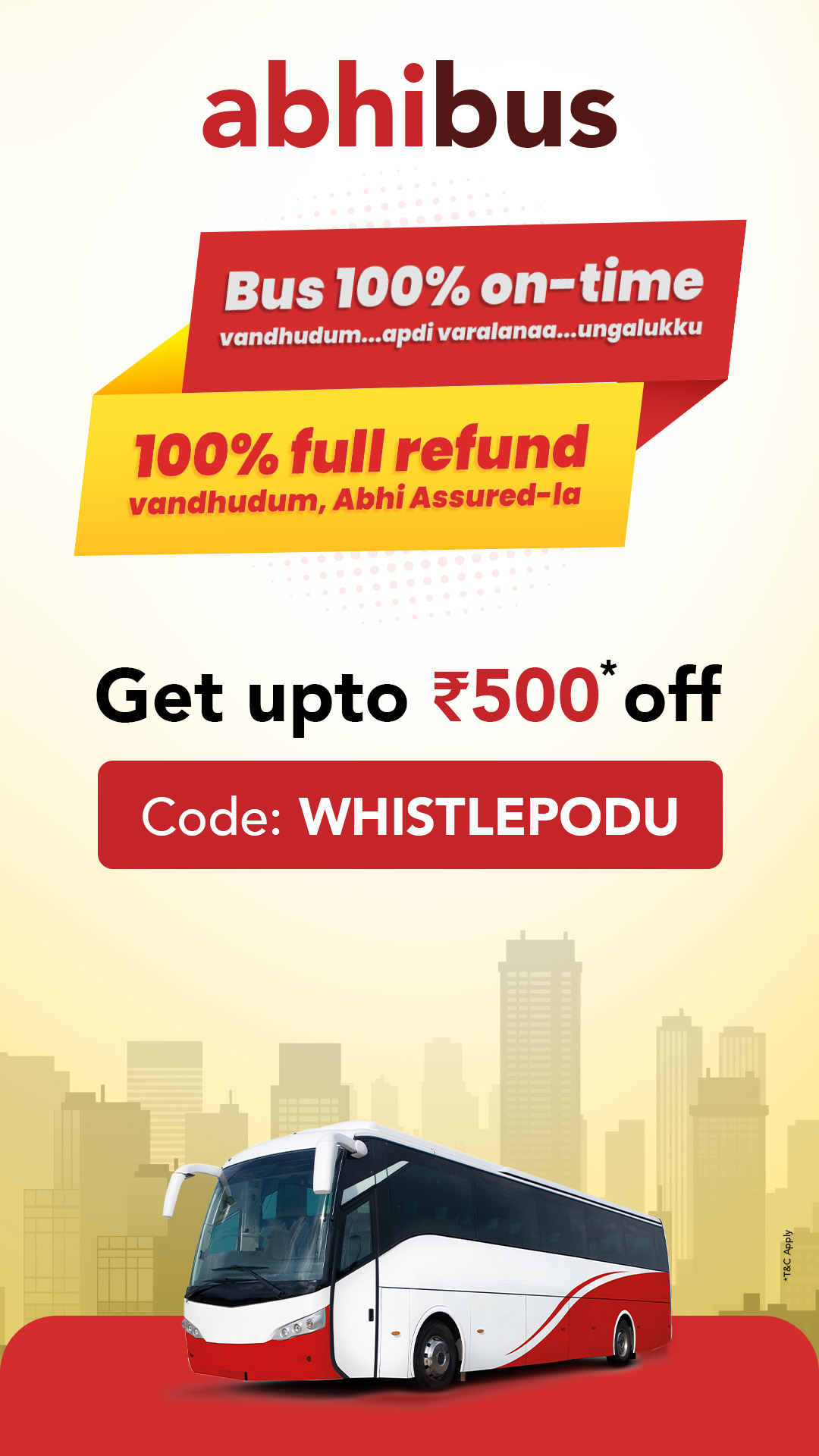 AbhiBus Facebook ad