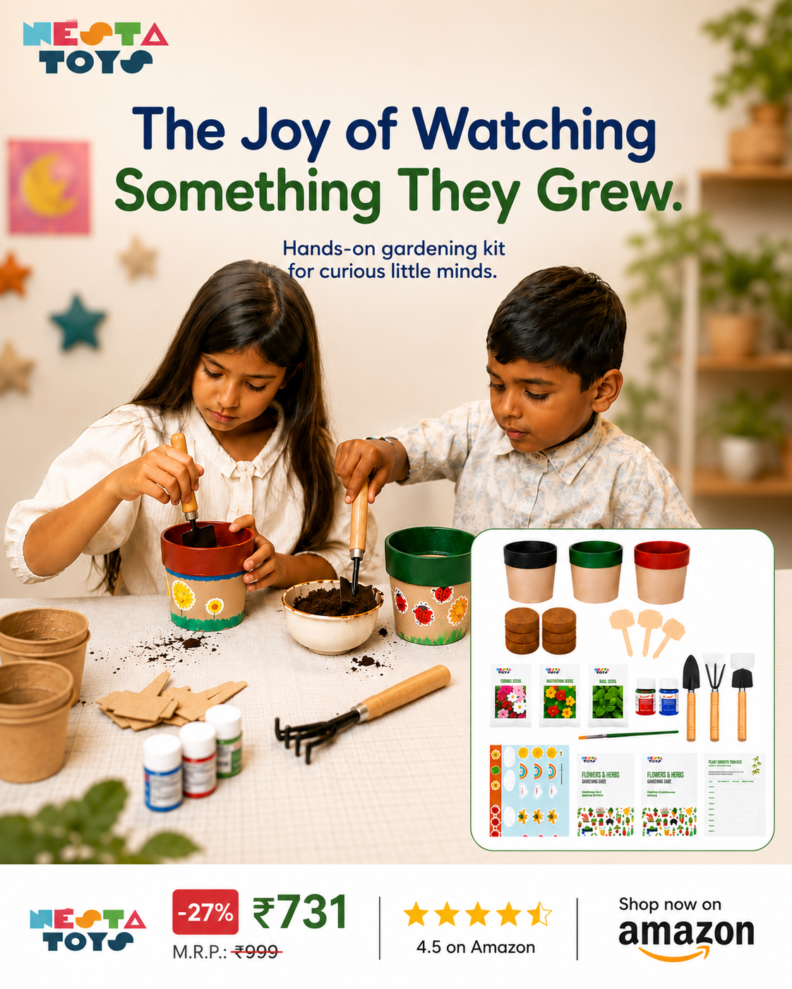 Nesta Toys Facebook ad: Ultimate Science Experiment Kit for Boys & Girls…