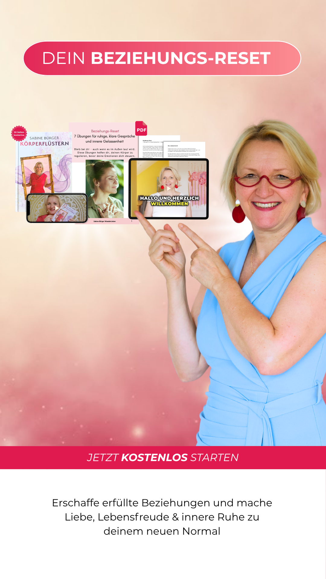 Sabine Bürger Mentoring Facebook ad from May 3, 2026