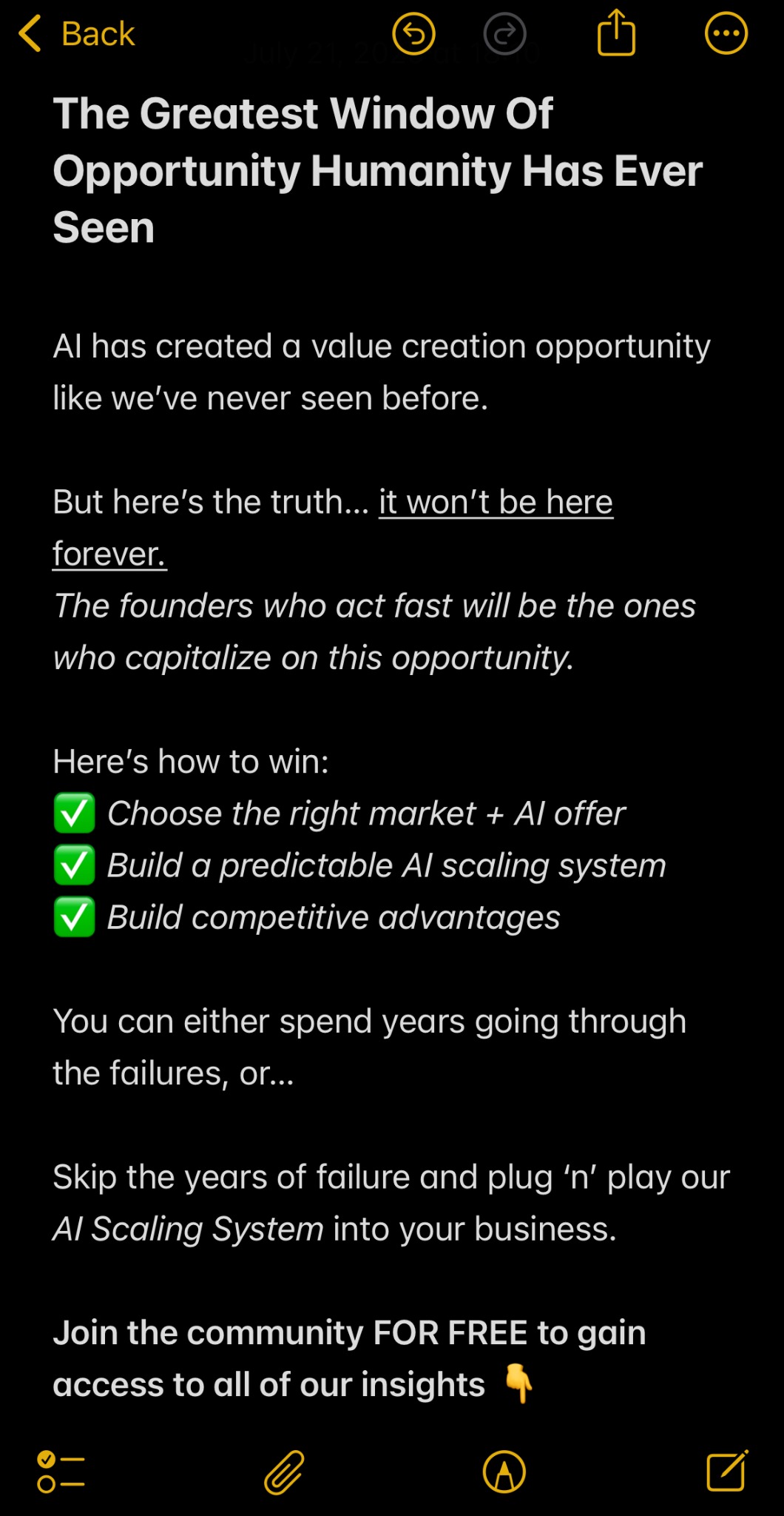 Earnwithcontent.io Facebook ad