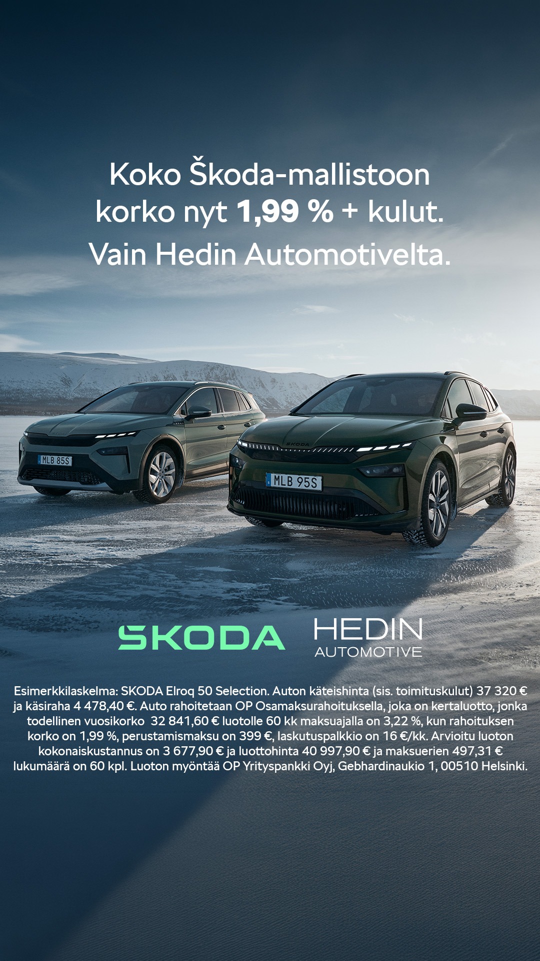 Hedin Automotive Finland Facebook ad