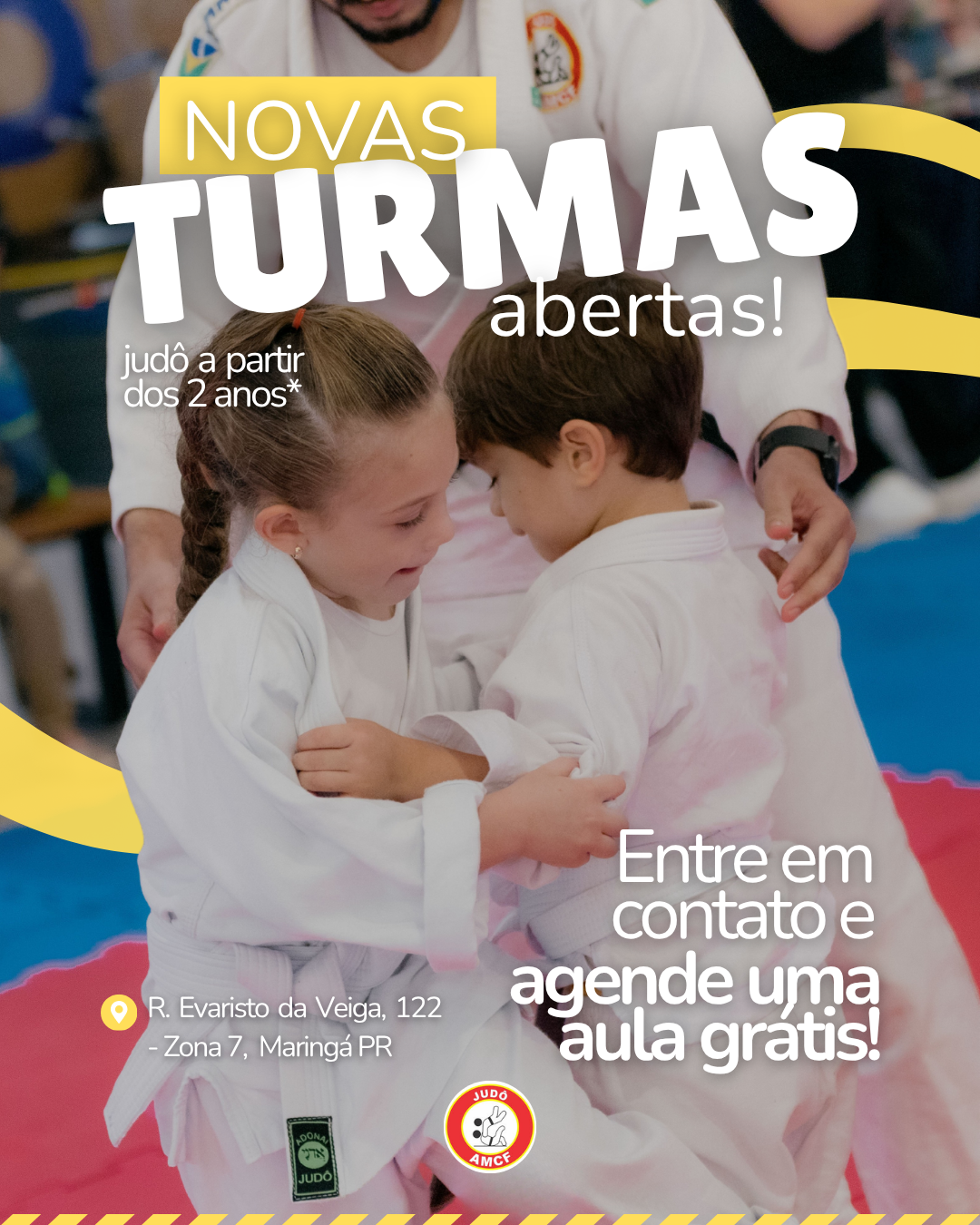 Judô AMCF Facebook ad: Agende uma aula gratuita!