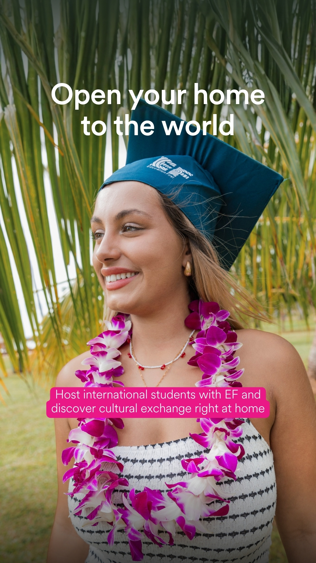 EF USA Host Families Facebook ad from May 13, 2026
