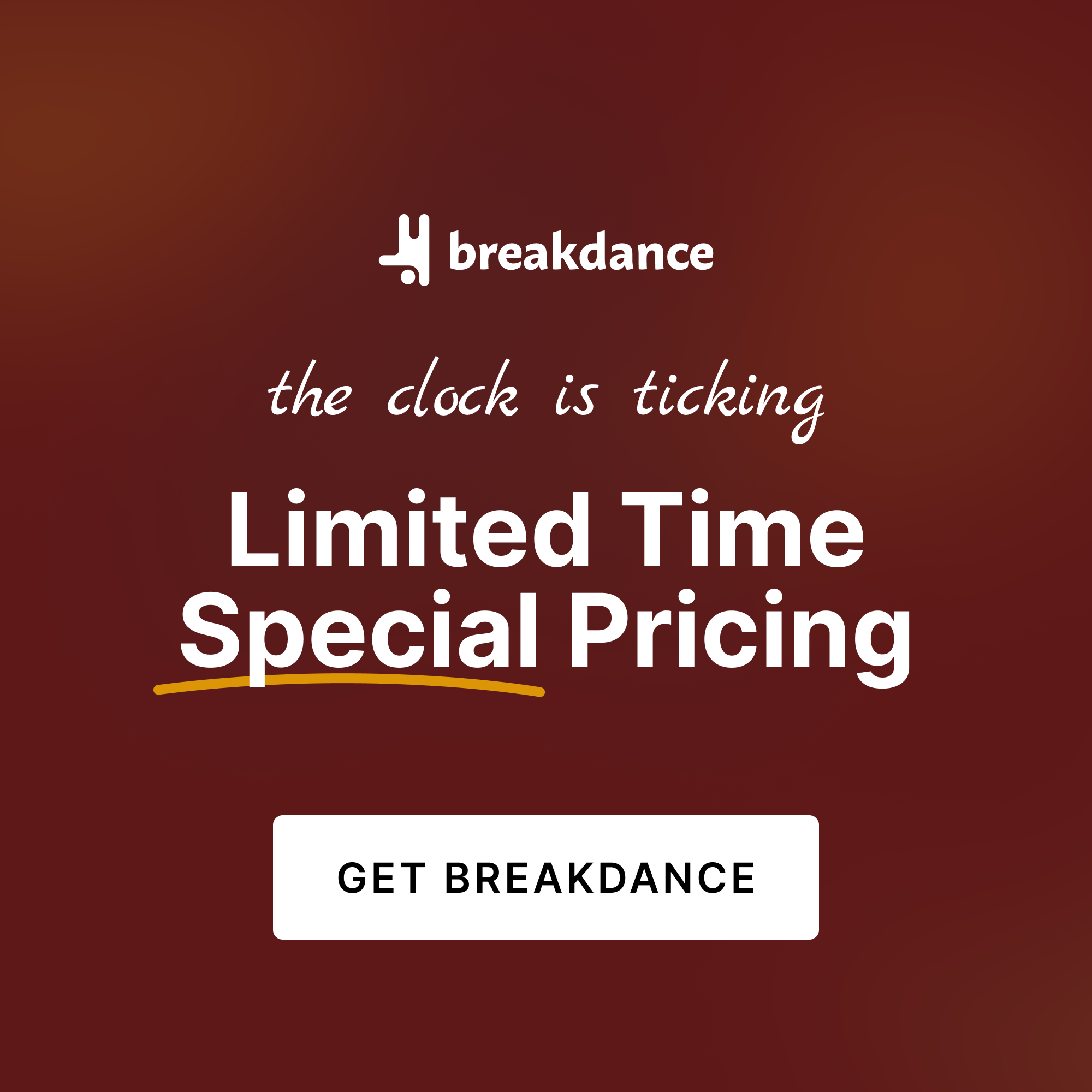 Breakdance Website Builder Facebook ad