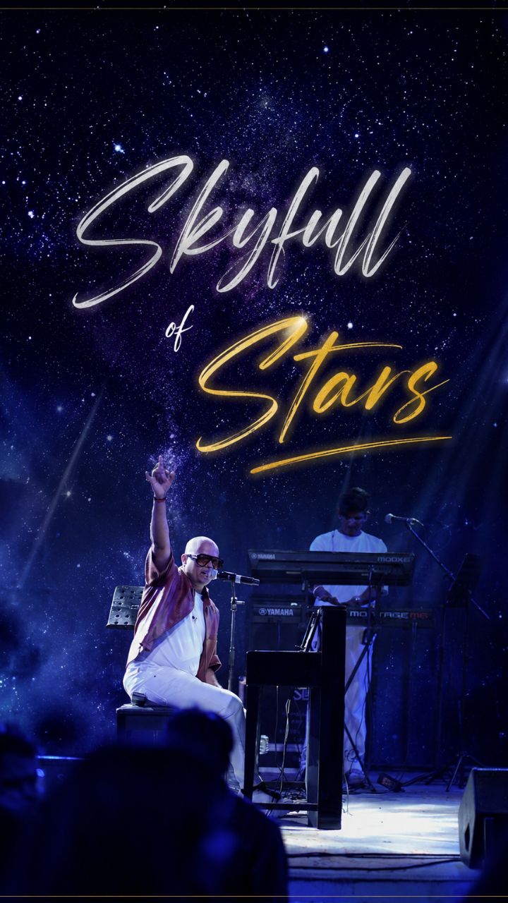 The Vedant Live Show Facebook ad: Some songs are meant to be heard.