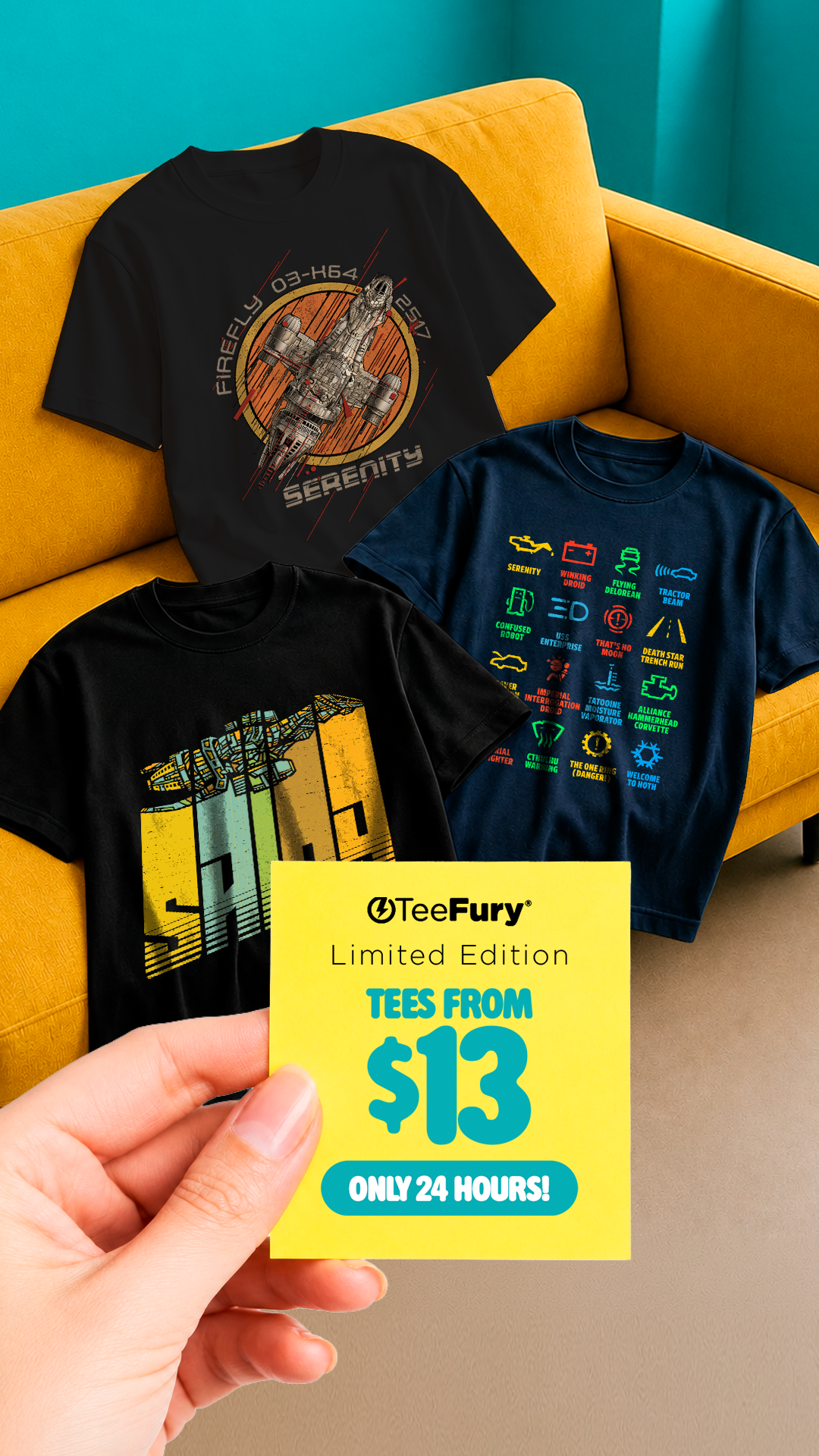 TeeFury Facebook ad