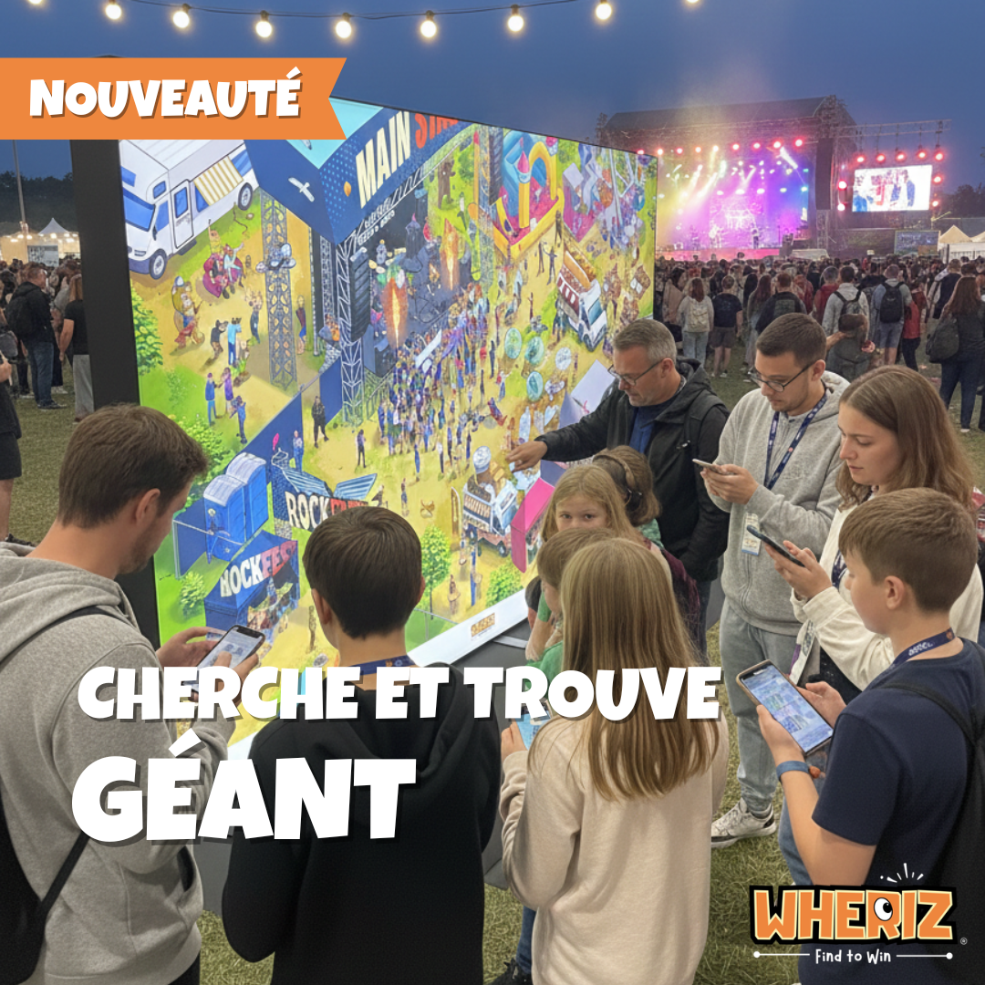 Wheriz Facebook ad: Boostez votre catalogue avec une attraction interactive à…