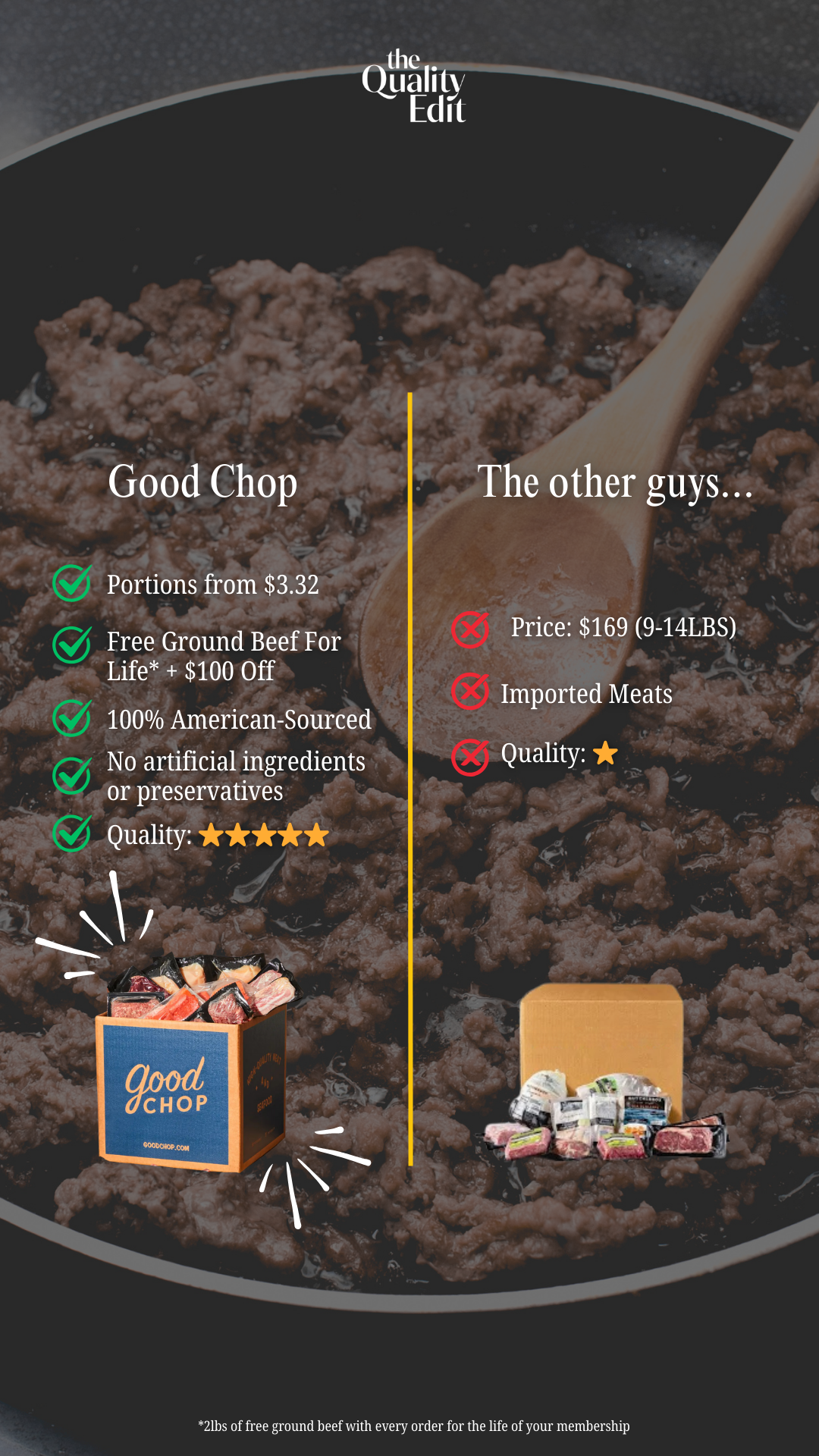 The Quality Edit Facebook ad