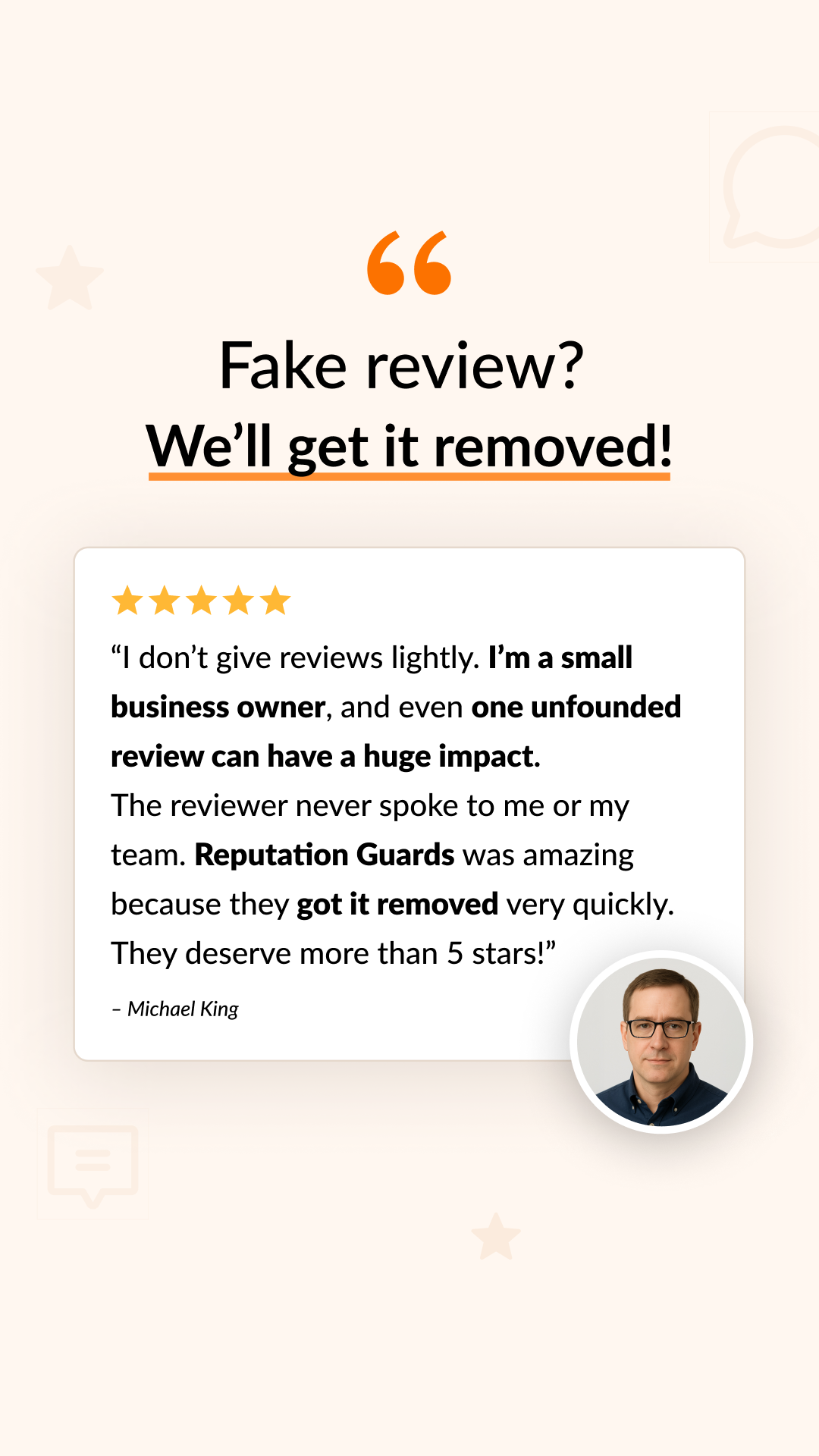 Reputation Guards Facebook ad