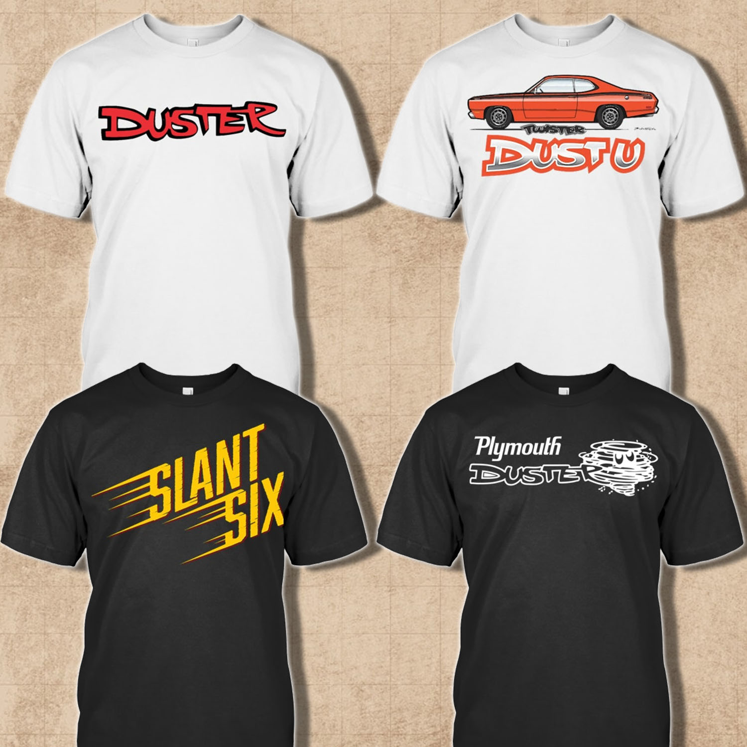 Vintage Tee 03 Facebook ad: Plymouth Duster Collection