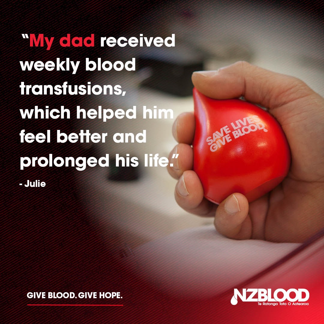 New Zealand Blood Service Facebook ad