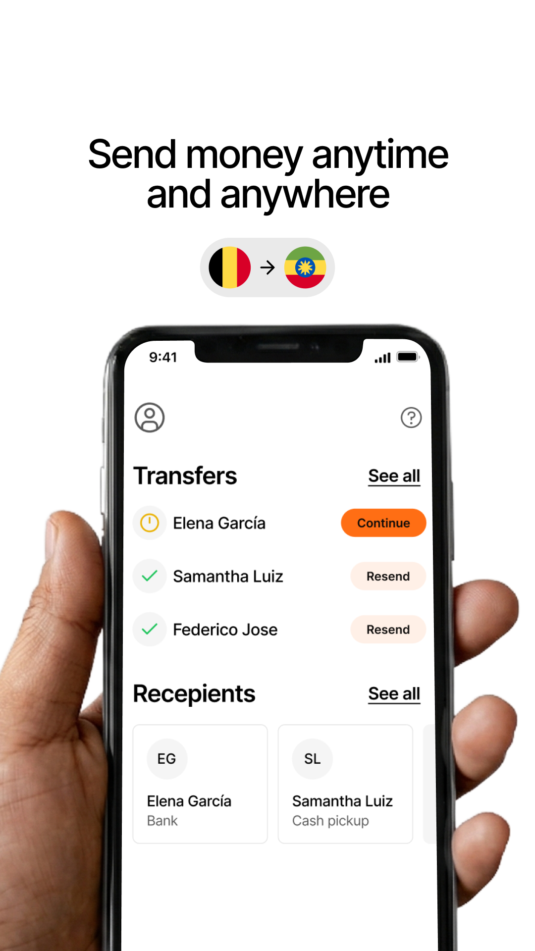 Ria Money Transfer Facebook ad