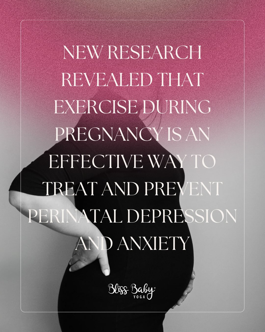 Bliss Baby Yoga Facebook ad: We love that there is more and more…