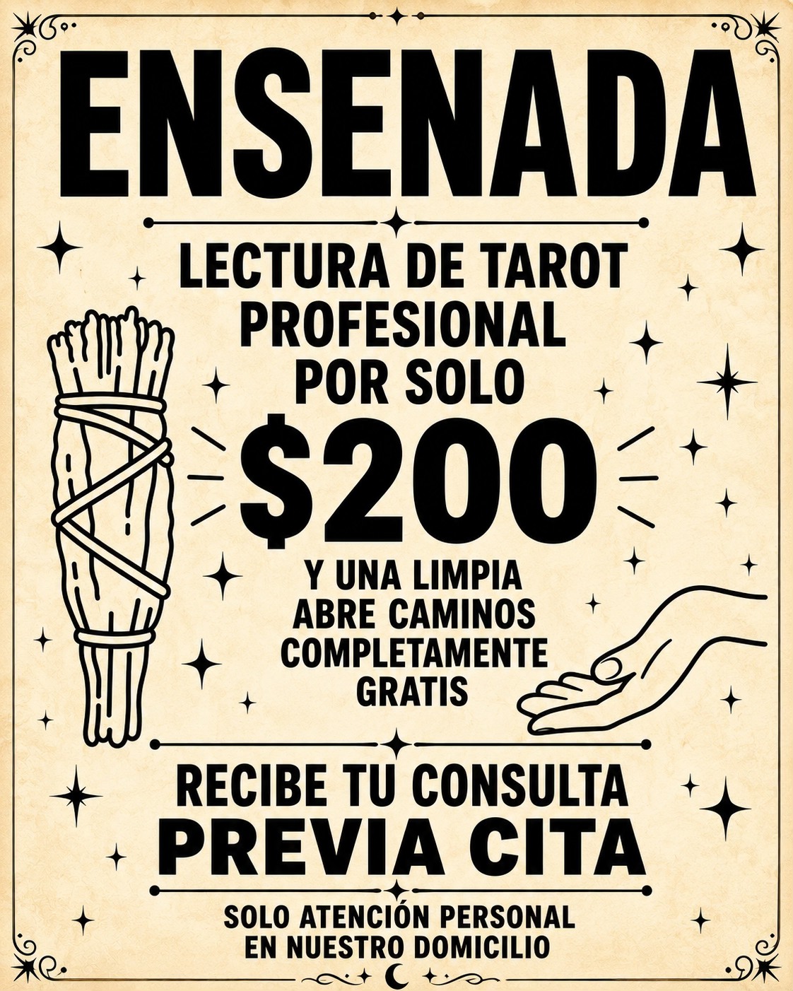 Botanica Ensenada Facebook ad from Aug 17, 2026